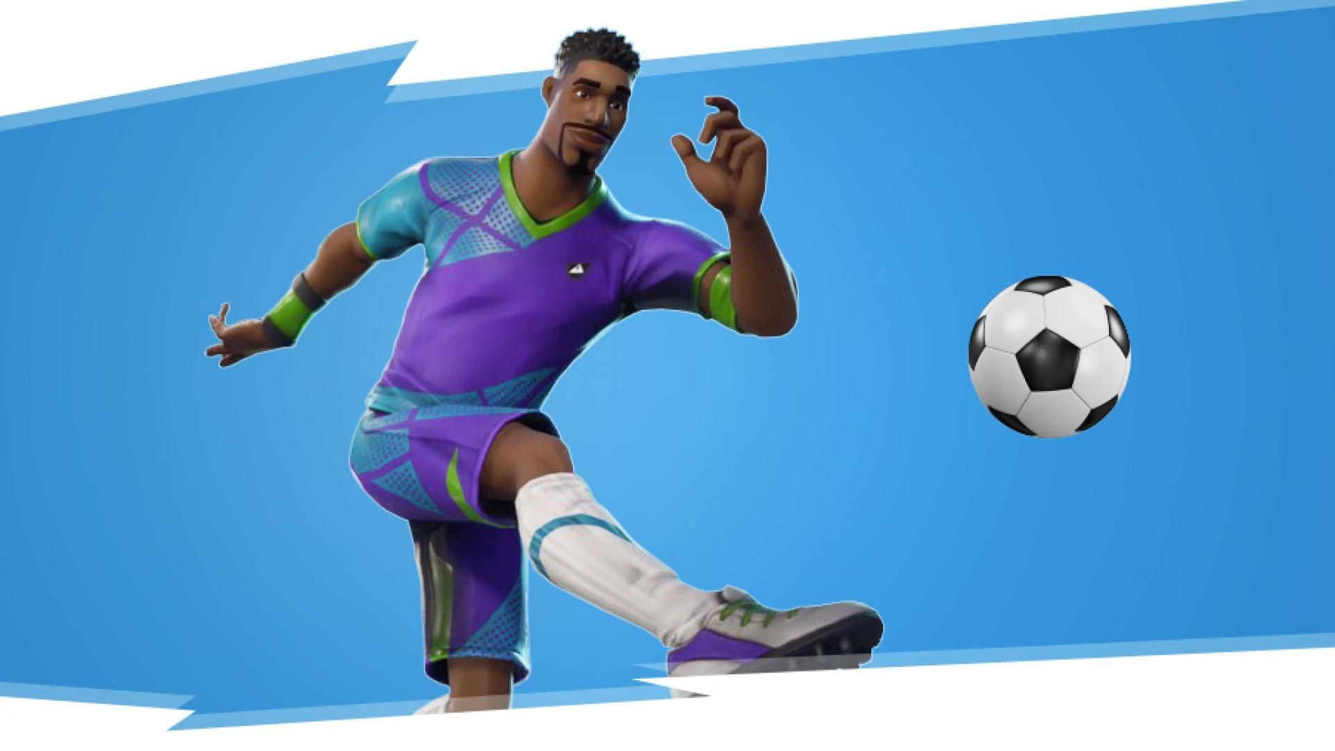 Fortnite skin calciatore, battle royale, 1920x1080 Full HD, Laptop