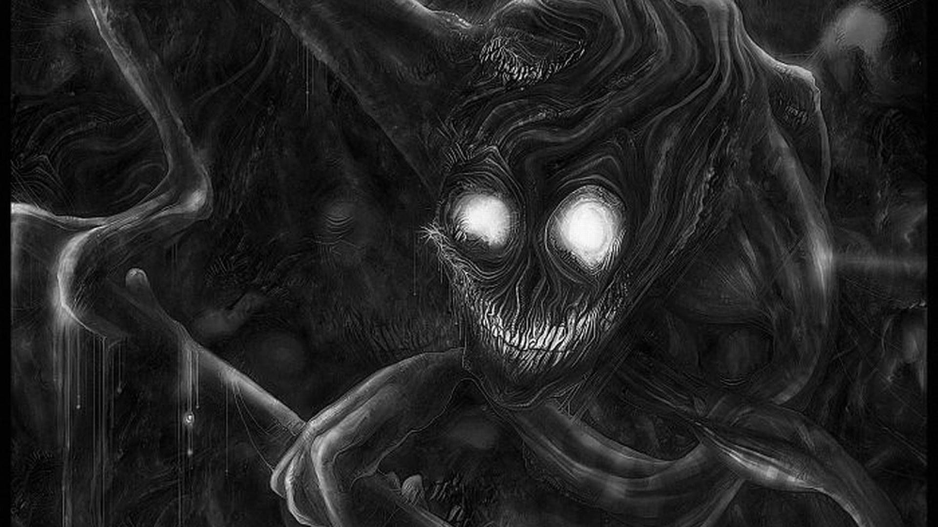 Creatura oscura occhi luminosi, 1920x1080 Full HD, PC Desktop