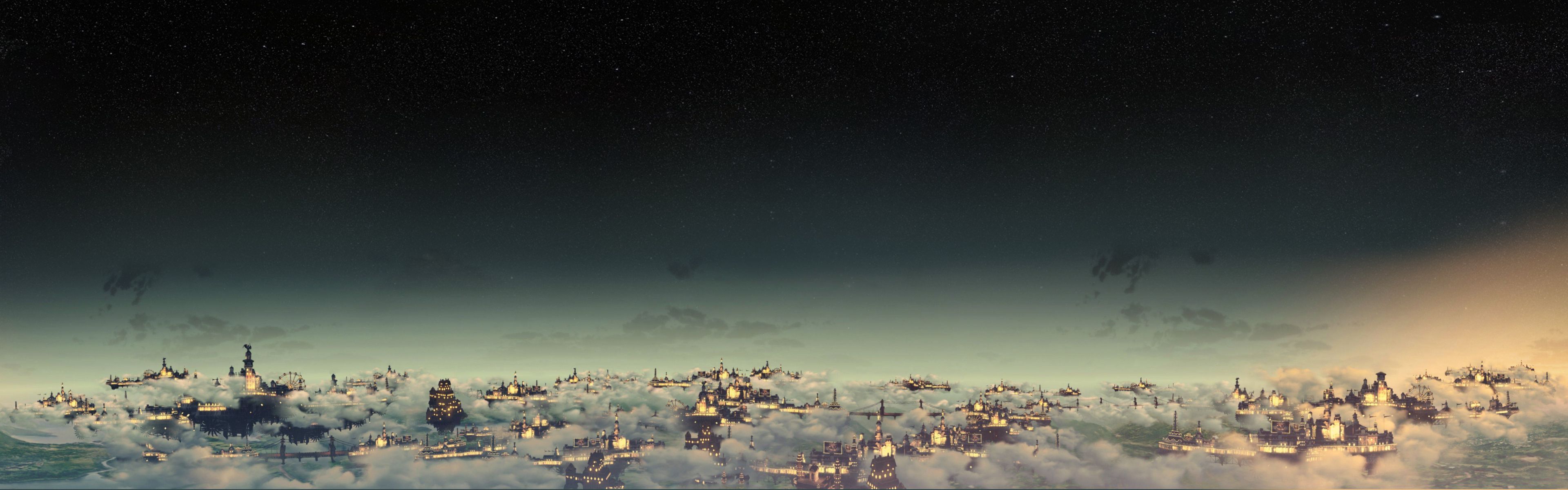 Paesaggio nuvole panoramico, 3840x1200 Panoramico, Smart TV 4K