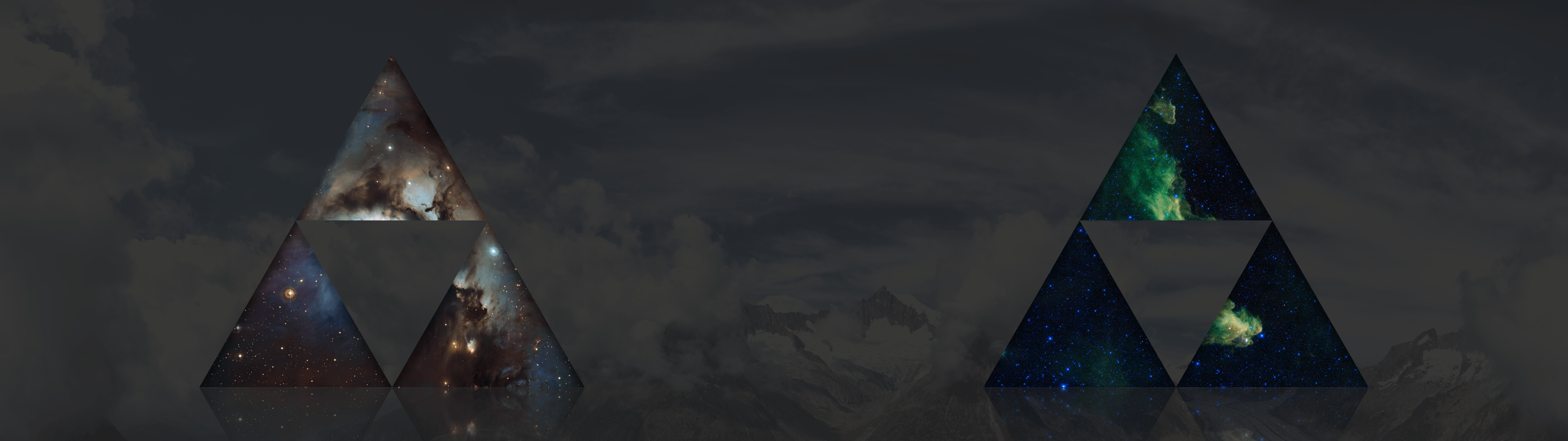 Firewatch paesaggio notturno luna, 3200x1024 Panoramico, Dual Screen