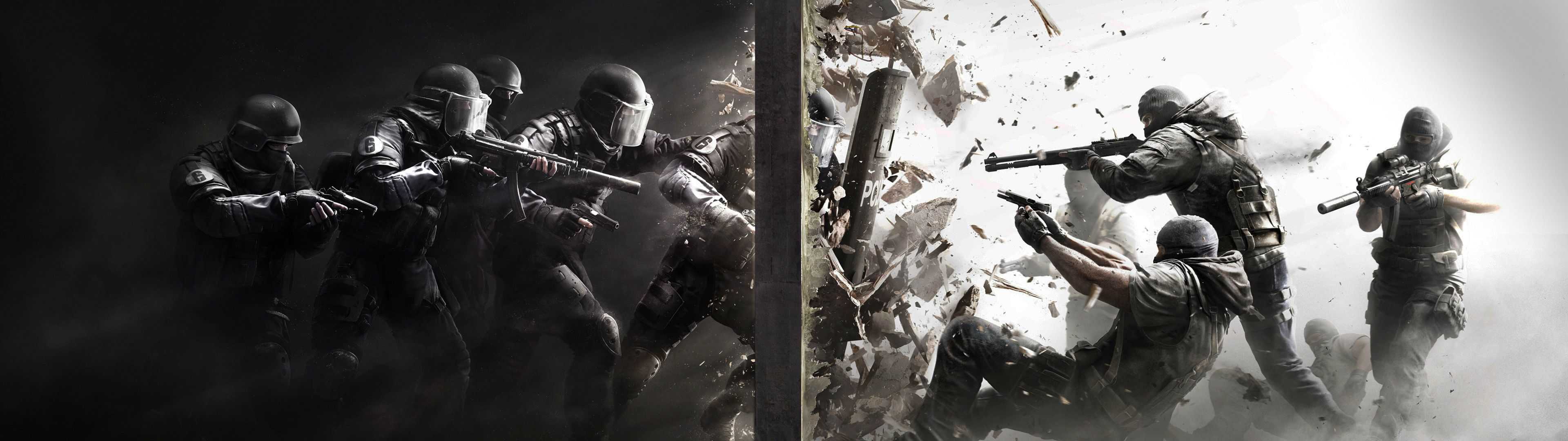 Rainbow Six Siege operatori tattici, 3840x1080 21:9, Monitor 4K