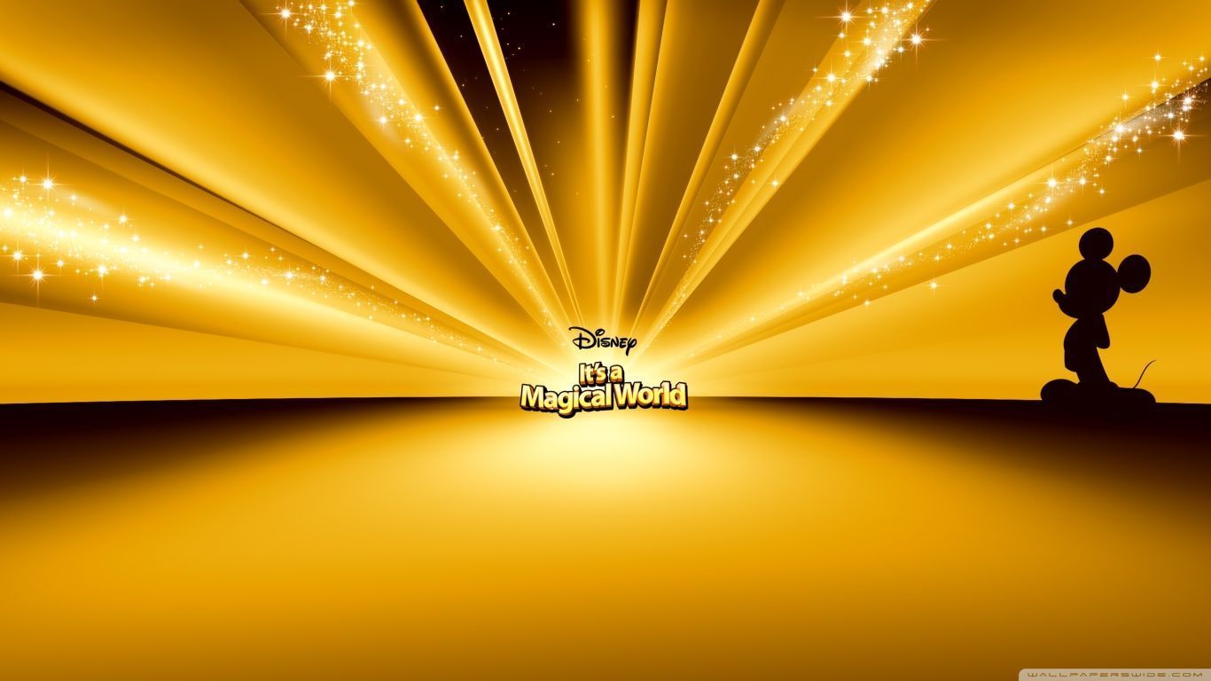 Disney Magic World dorato, 1366x768 720p, iMac