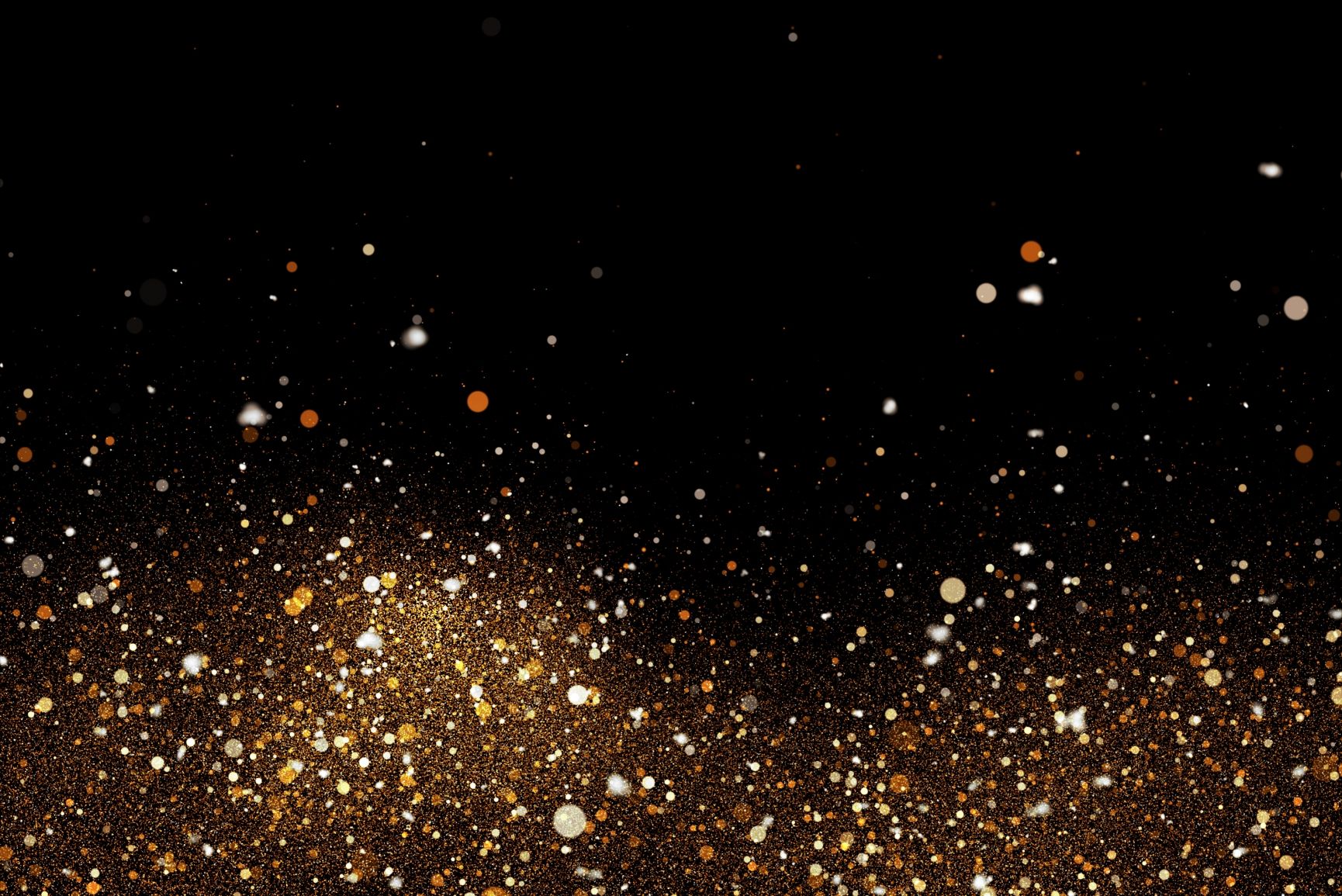Glitter dorato su sfondo nero, 1730x1155 900p, Laptop