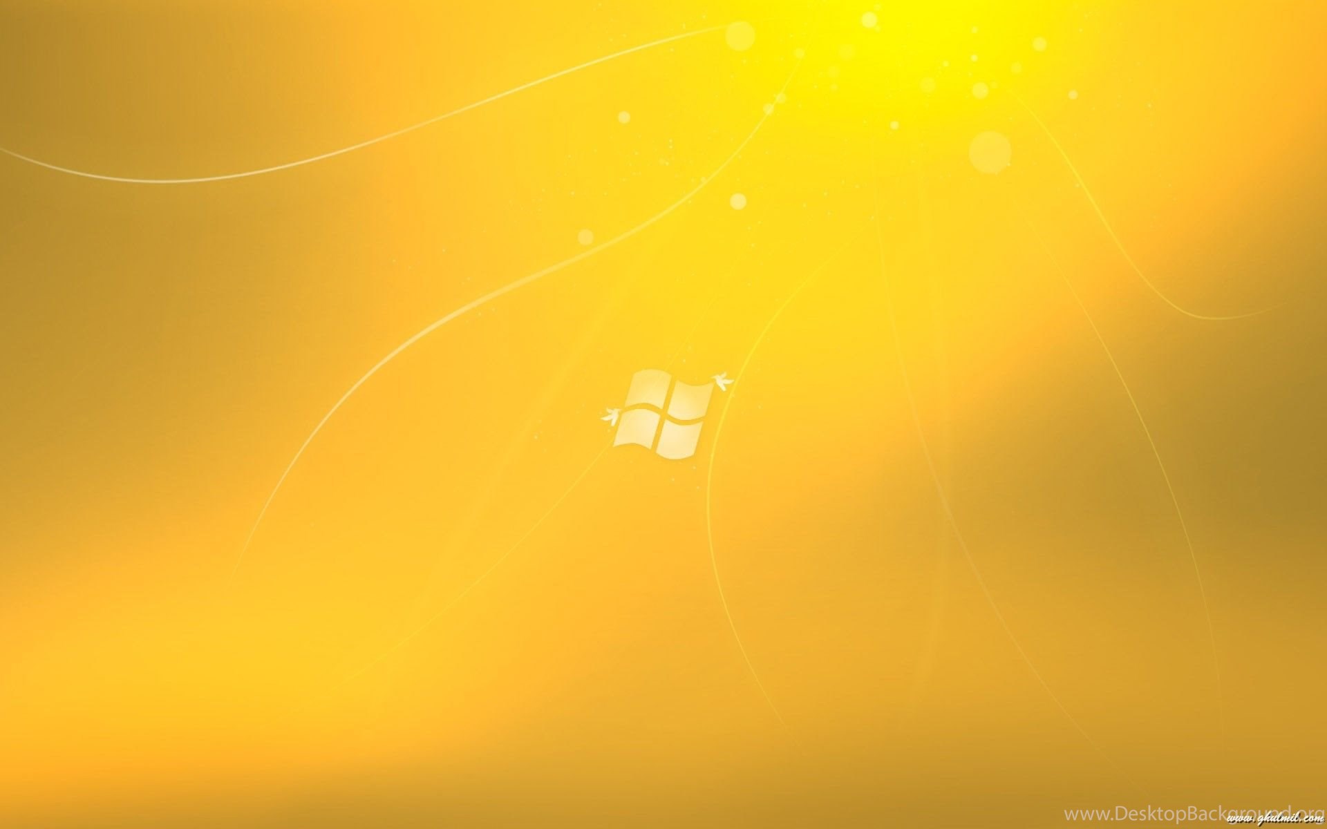 Logo Windows dorato sfumato, sistema operativo Microsoft, 1920x1200 WUXGA, Desktop