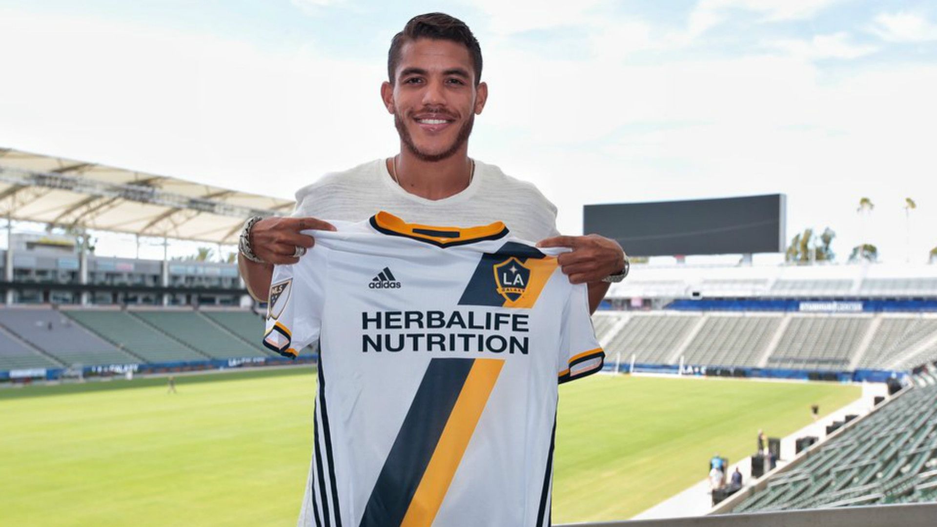 Calciatore con maglia LA Galaxy, 1920x1080 Full HD 1080p, Desktop