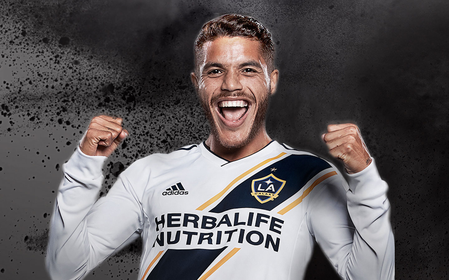 Calciatore Dos Santos LA Galaxy, 1440x900 HD, Desktop