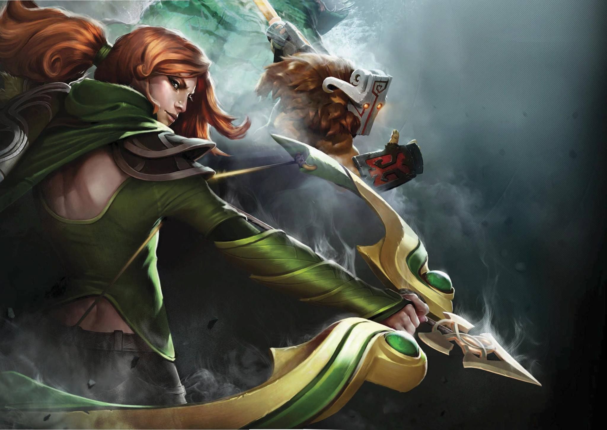 Windrunner Dota 2 arciere, 2048x1451 2K, PC