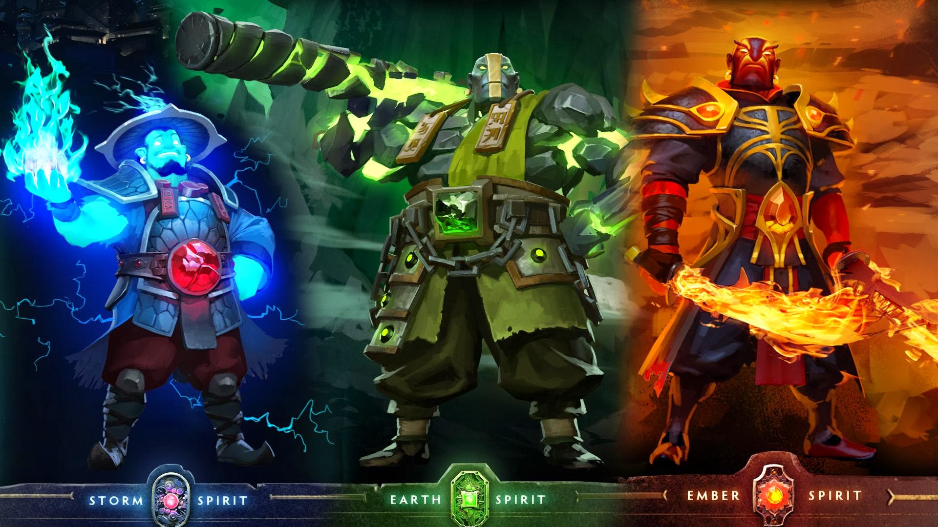 Storm Earth Ember Spirit Dota 2, 1920x1080 Full HD 1080p, PC Desktop