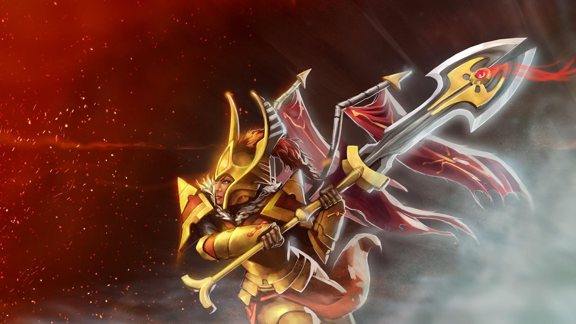 Eroe Dota 2 armatura dorata, 1920x1080 1080p, PC