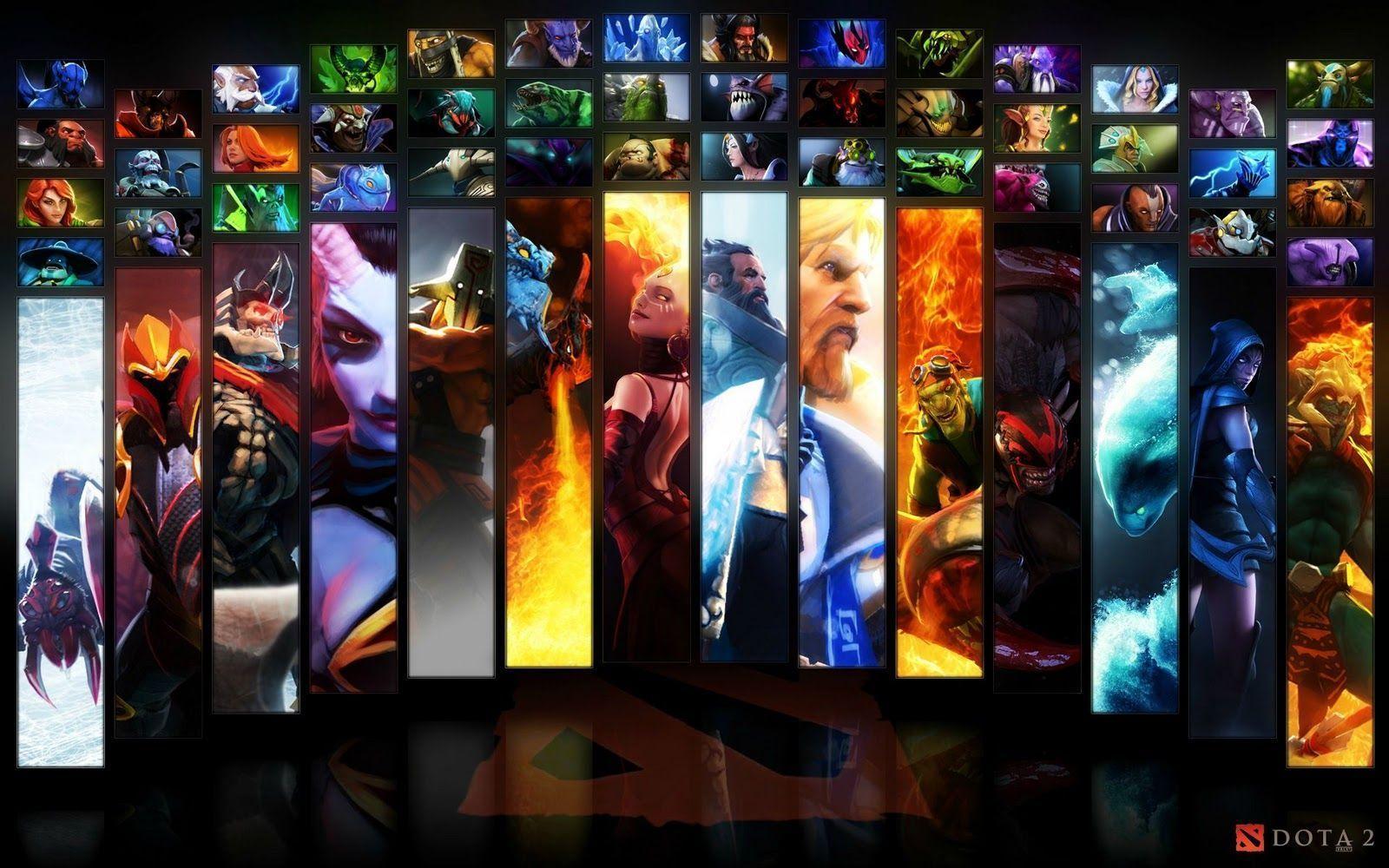 Eroi Dota 2 in pannelli, 1600x1000 900p, Laptop