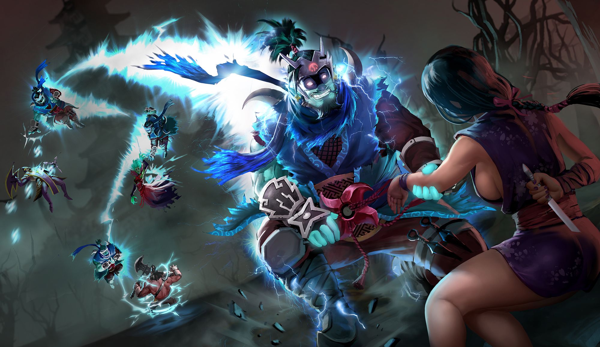 Storm Spirit Dota 2 personaggio, 2000x1155 alta risoluzione, Desktop