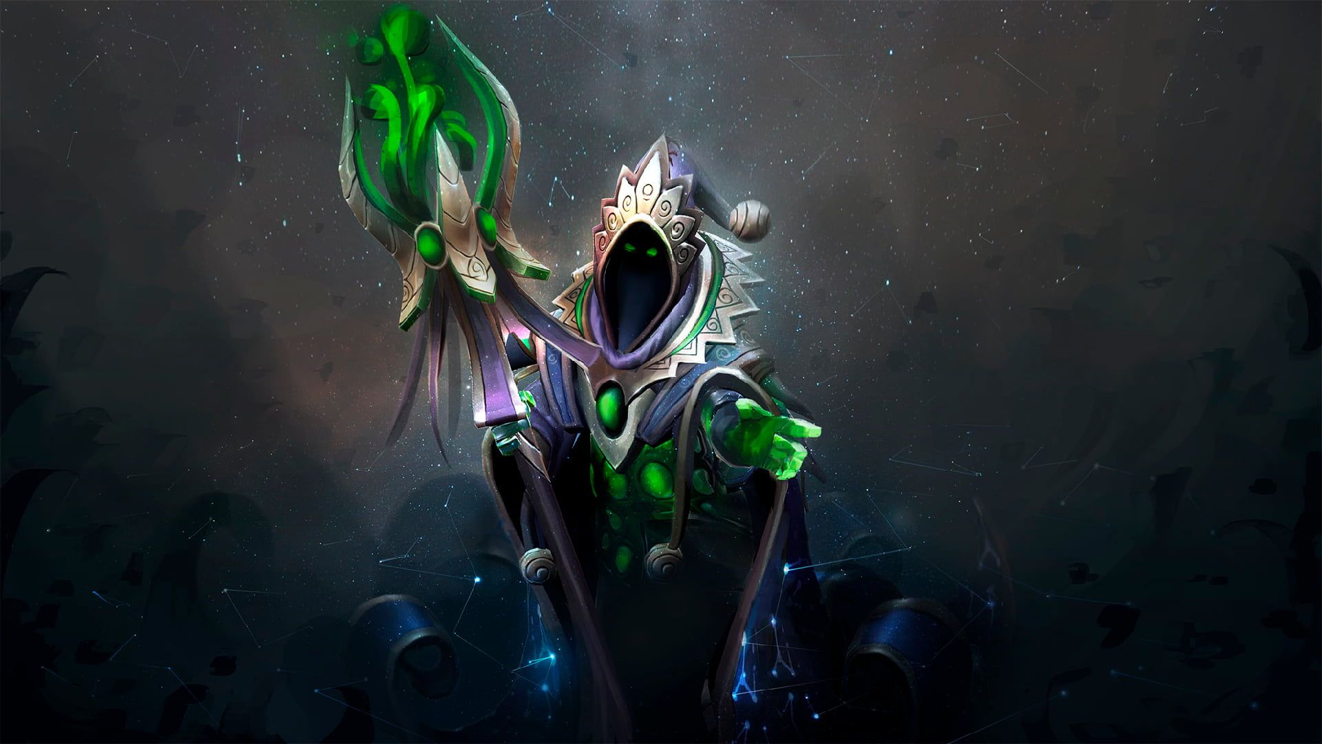 Eroe Dota 2 con maschera bianca, 1920x1080 Full HD 1080p, Laptop