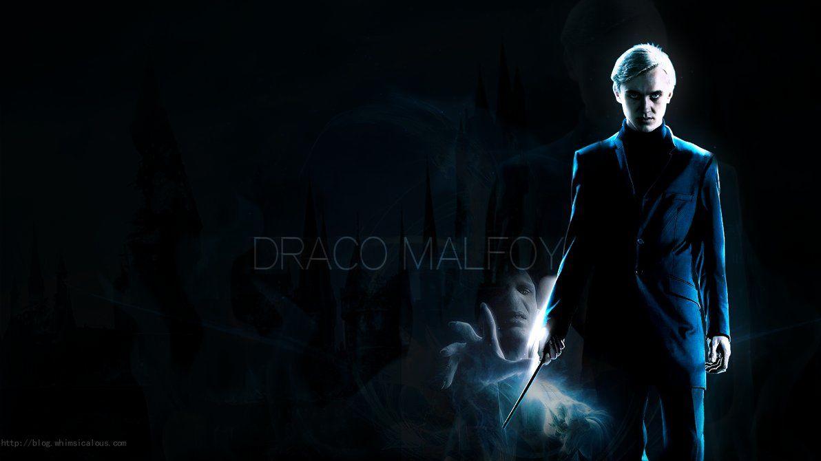 Draco Malfoy Harry Potter sfondo scuro, 1192x670 HD, Desktop