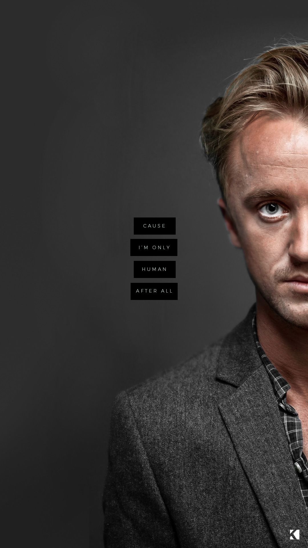 Tom Felton ritratto Draco Malfoy, 1080x1920 Full HD Verticale, Smartphone