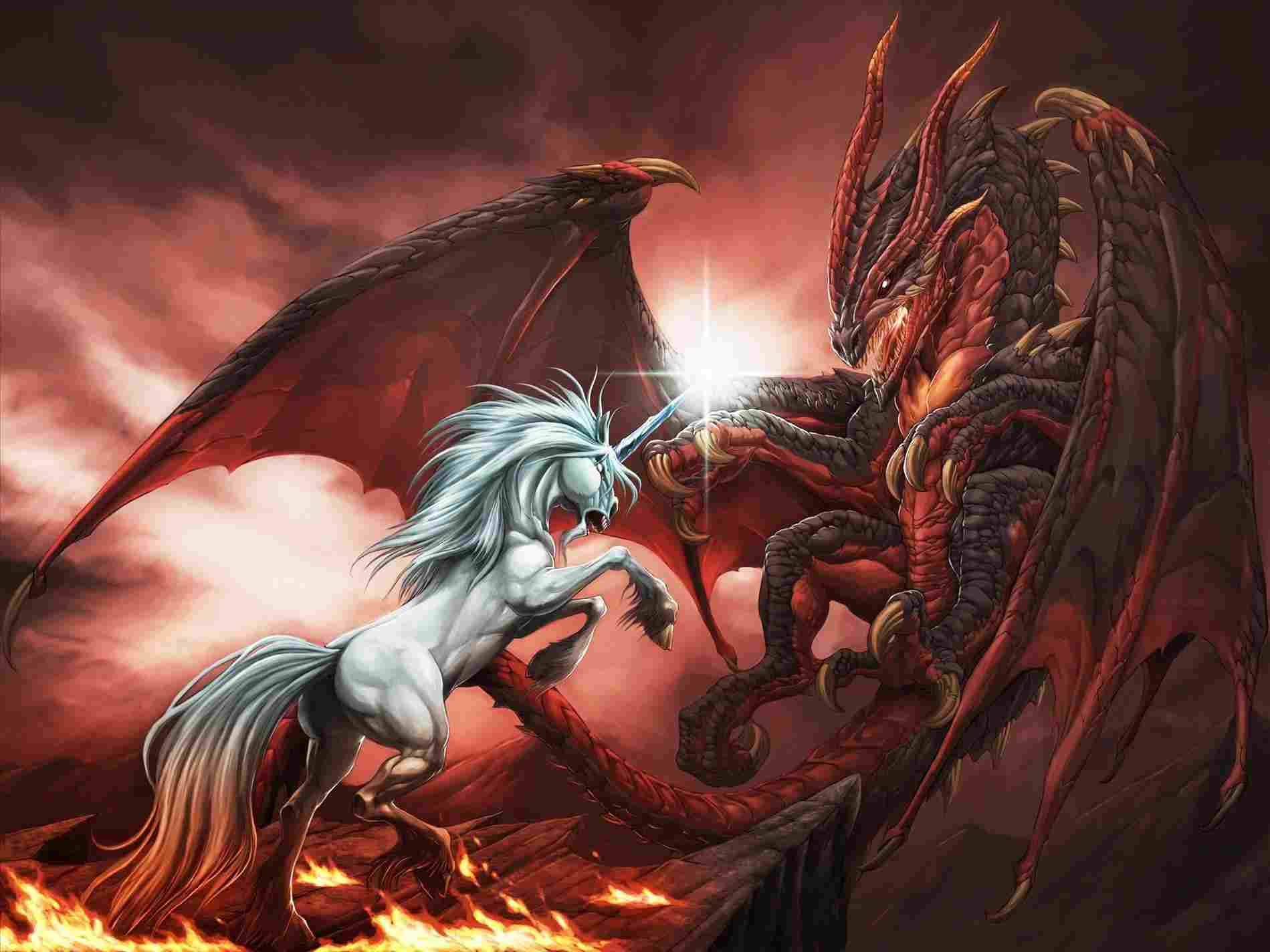 Drago attacca castello medievale, 1680x1050 900p, Desktop