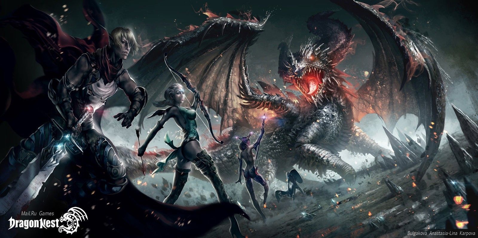 Drago nero epico battaglia, 1600x798 900p, iMac