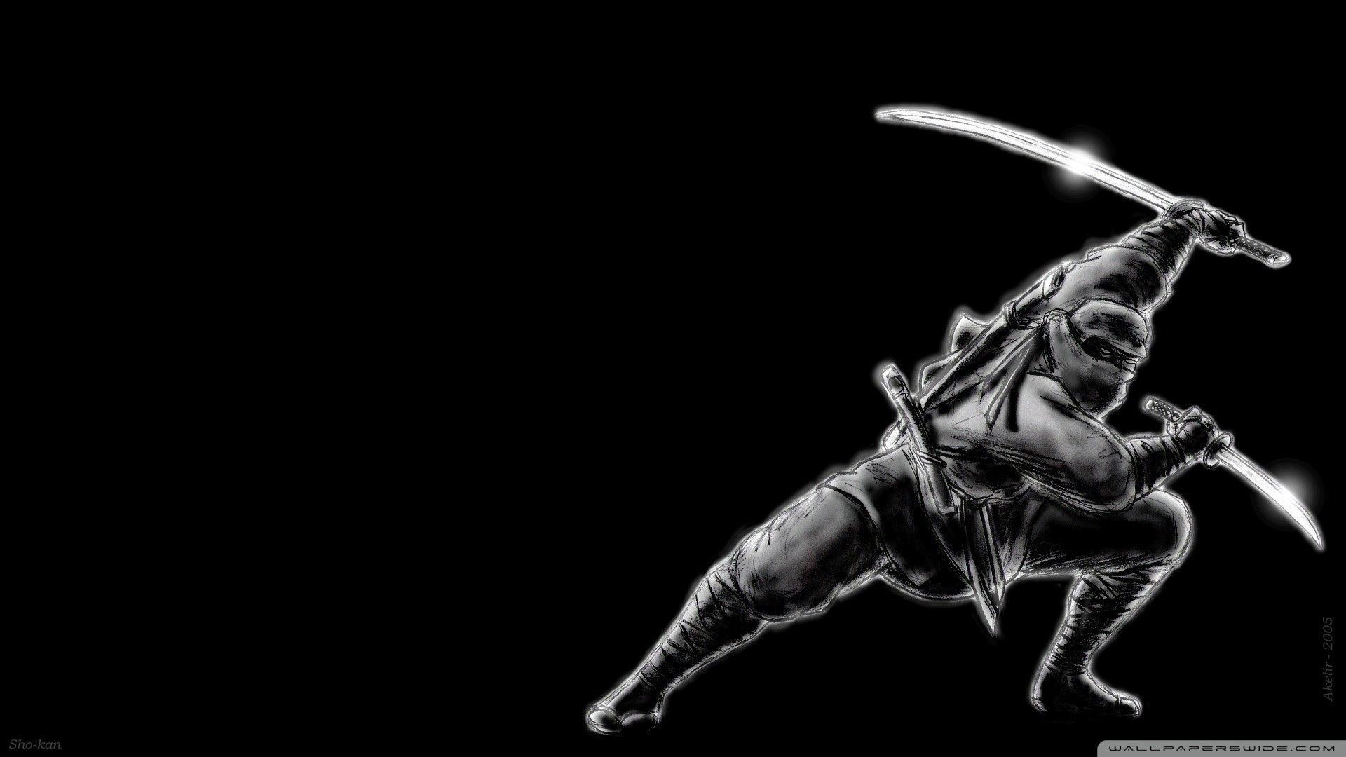 Drago nero silhouette inchiostro, 2560x1440 2K, Desktop