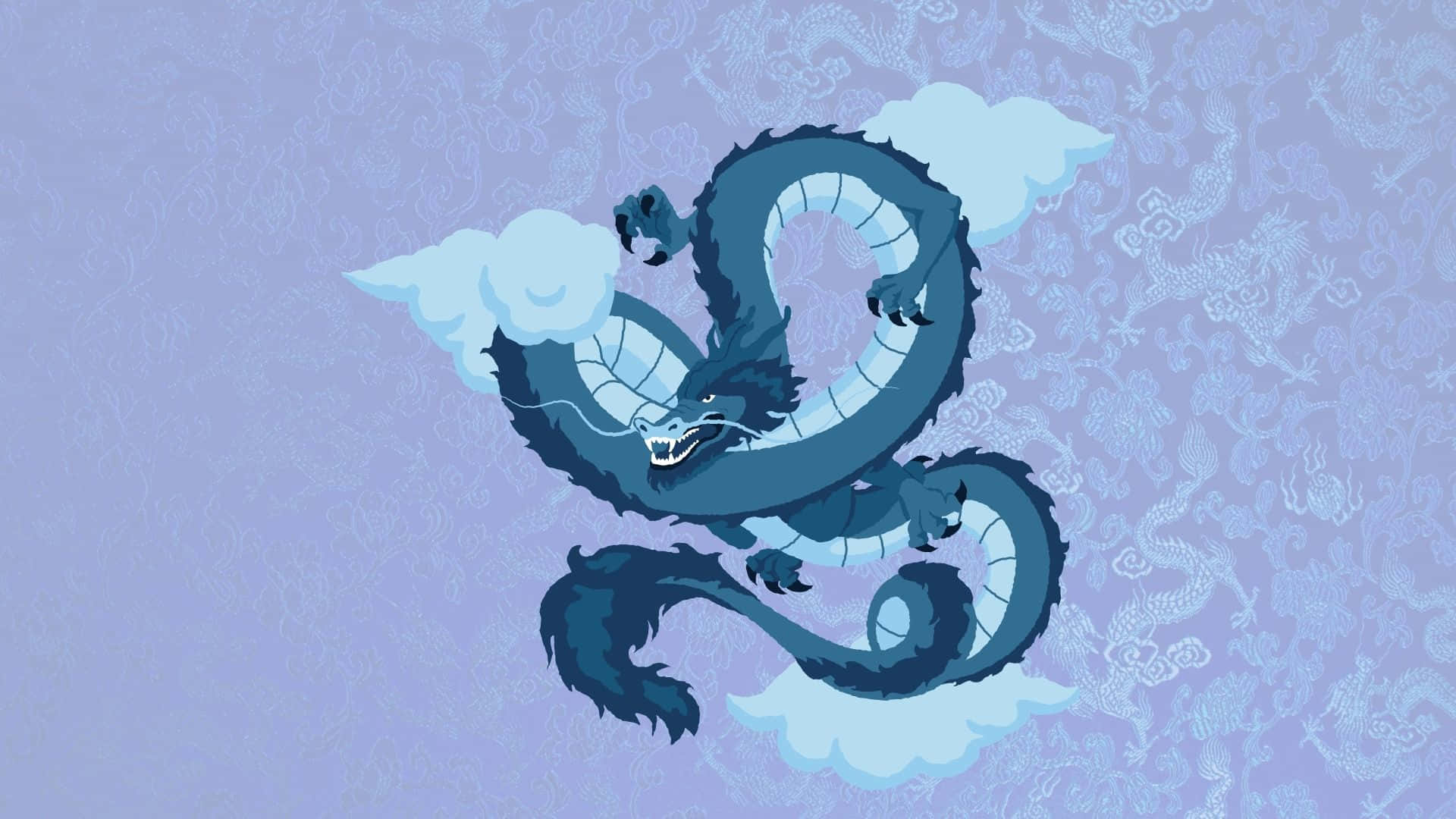 Drago blu tra nuvole, 1920x1080 1080p, PC Desktop