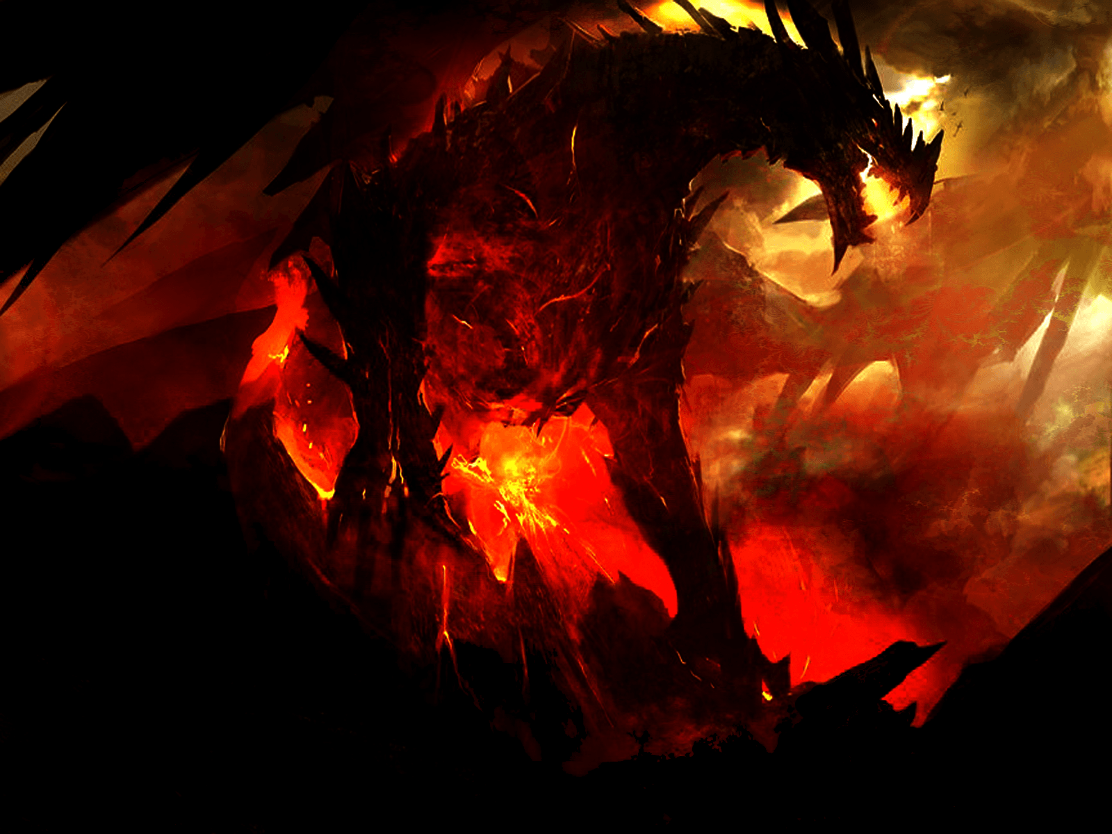 Drago rosso e nero, 1600x1200 900p, MacBook Air
