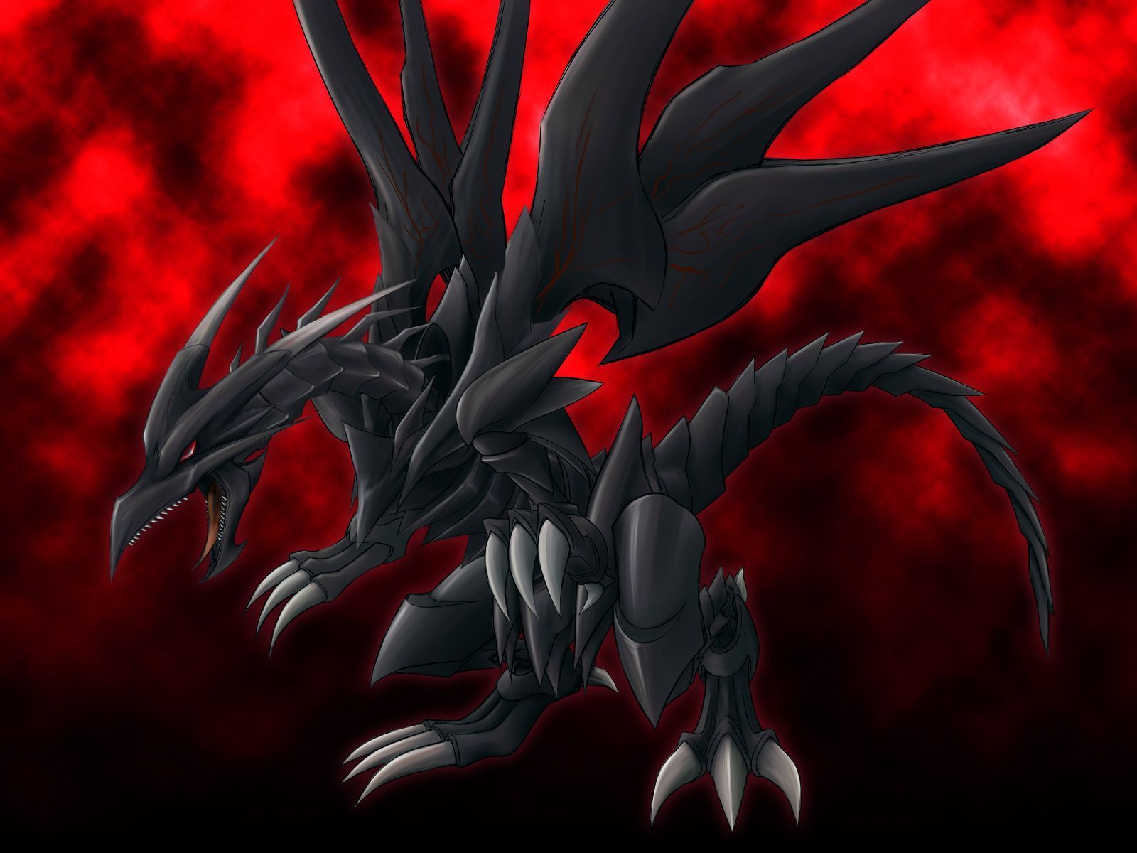 Drago nero occhi rossi, 1600x1200 HD, ROG Asus Laptop