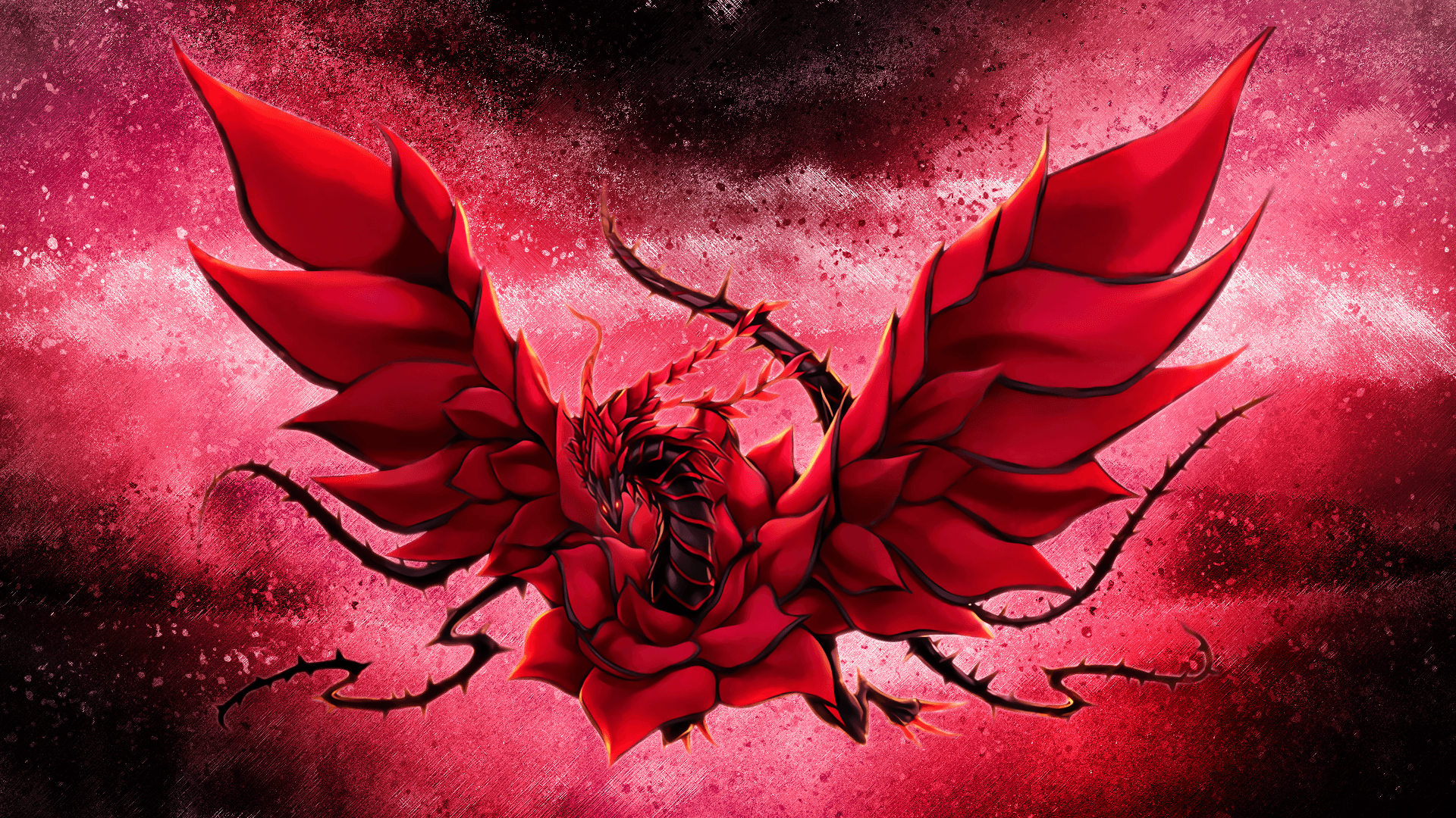 Black Rose Dragon Yu-Gi-Oh, 1920x1080 Full HD 1080p, PC Desktop