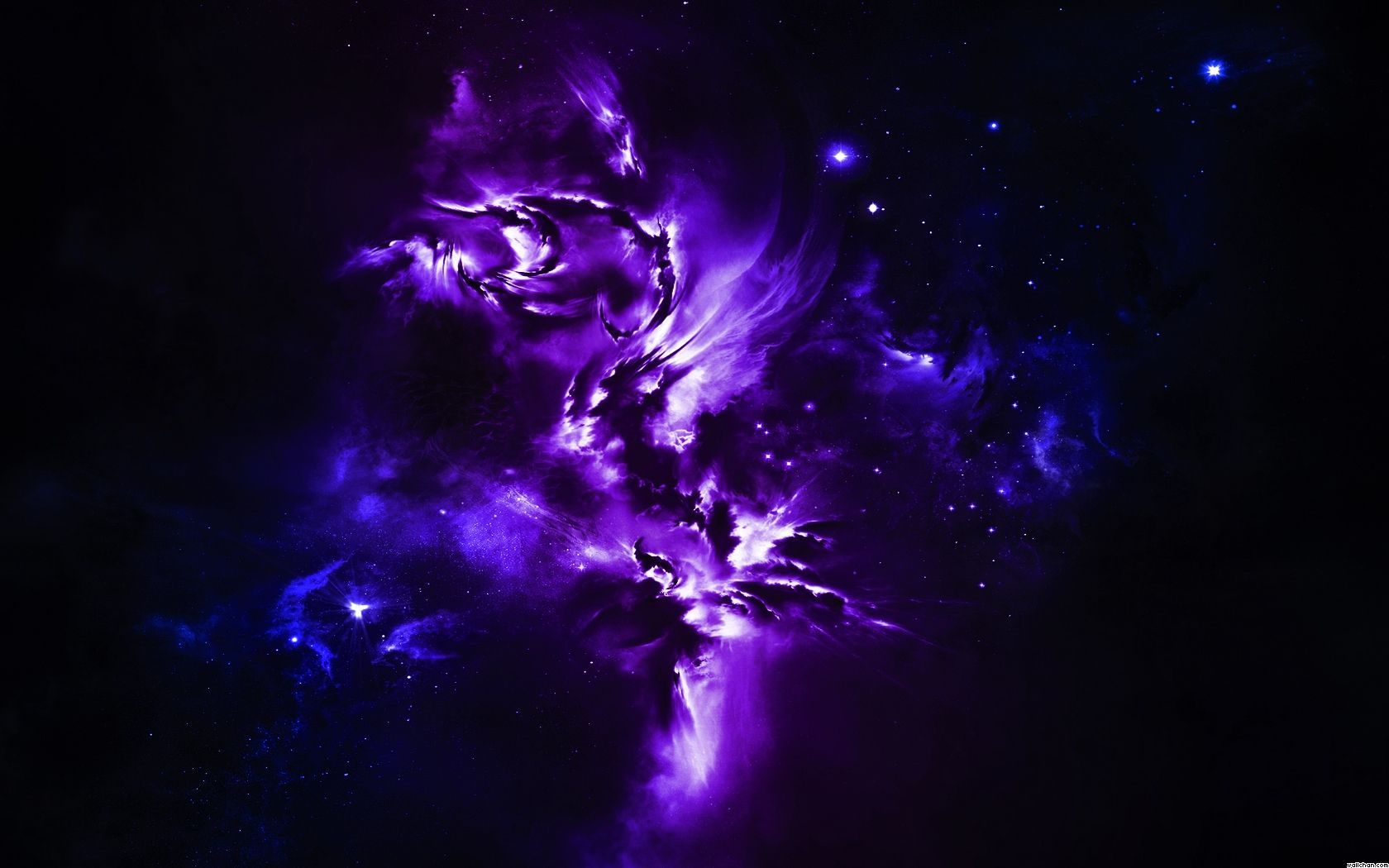 Nebulosa spaziale viola, 1680x1050 900p, Laptop