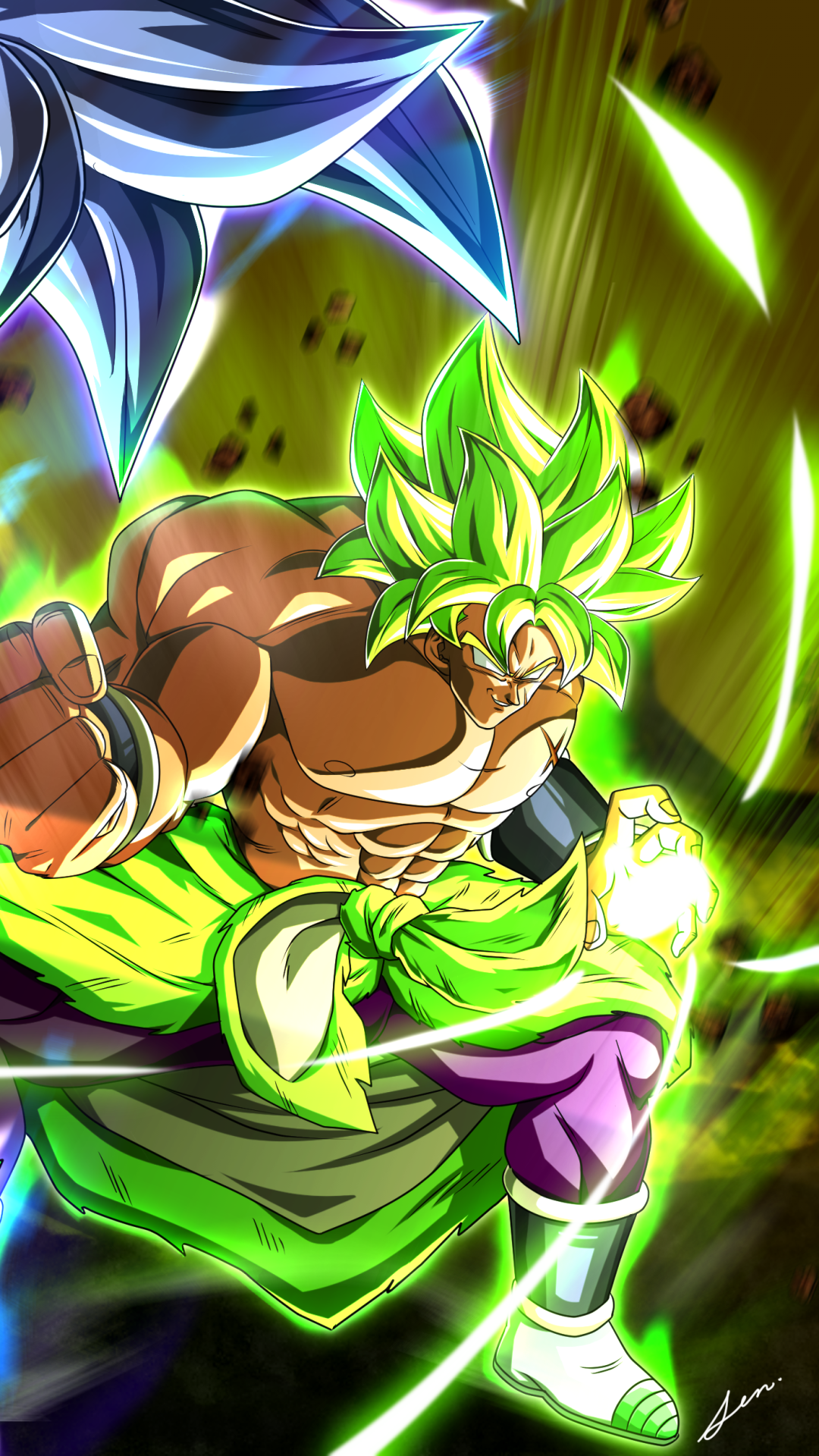 Broly Dragon Ball Super, 1080x1920 Full HD Verticale, iPhone