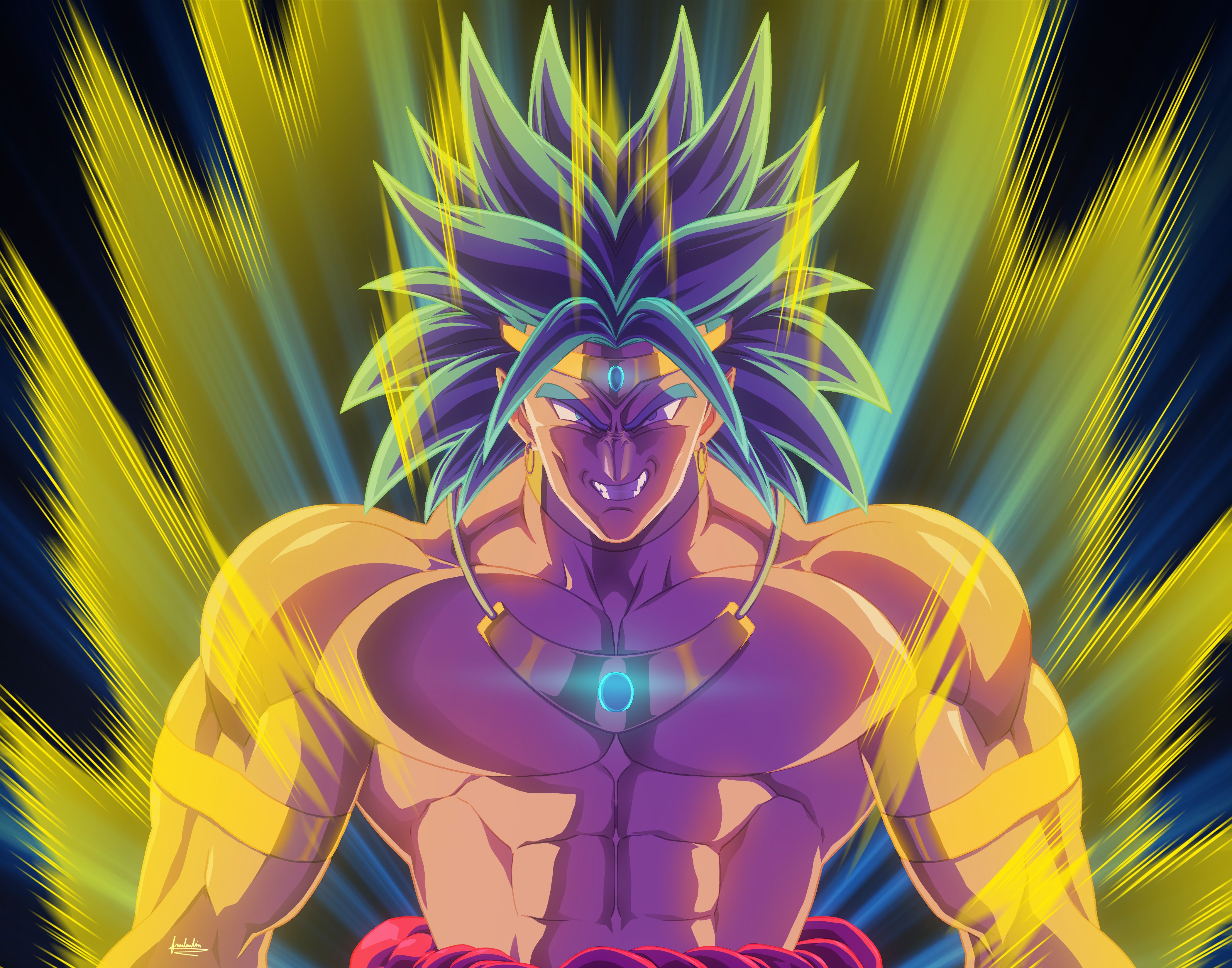 Broly Super Saiyan Dragon Ball, 4200x3300 UHD, PC 4K