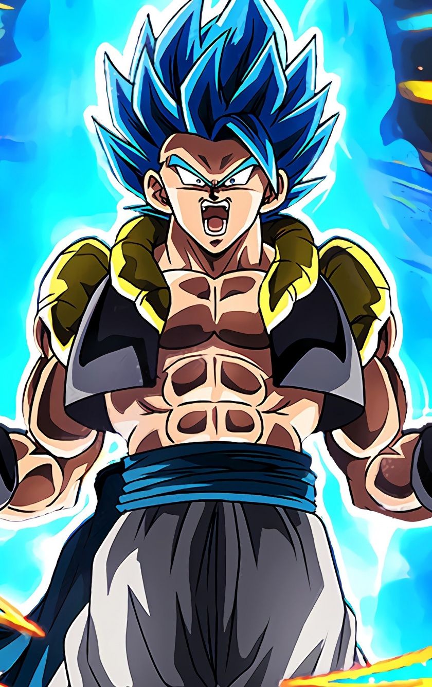 Gogeta Super Saiyan Blue, 840x1336 Full HD Verticale, Smartphone