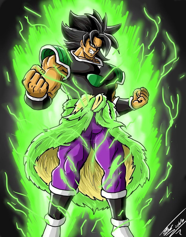 Broly Dragon Ball aura verde, 791x1011 Full HD Verticale, Realme