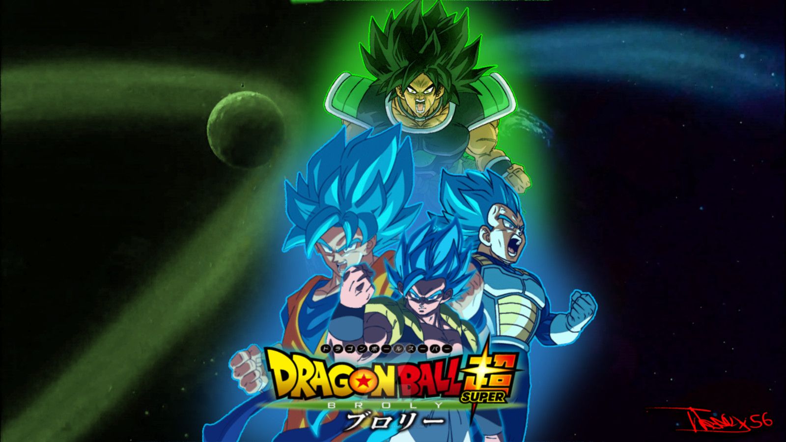 Broly Dragon Ball Super poster, 1600x900 900p, Desktop