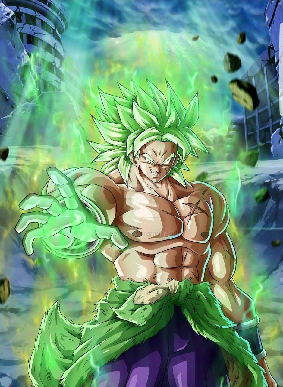 Broly Super Saiyan Dragon Ball, anime di Akira Toriyama, 939x1280 Verticale, Telefono