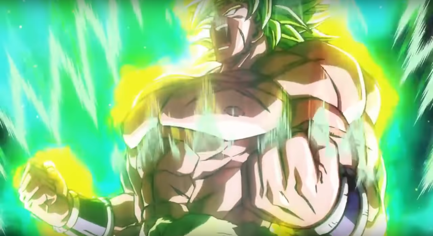 Broly Dragon Ball Super trasformato, 1440x786 720p, Laptop