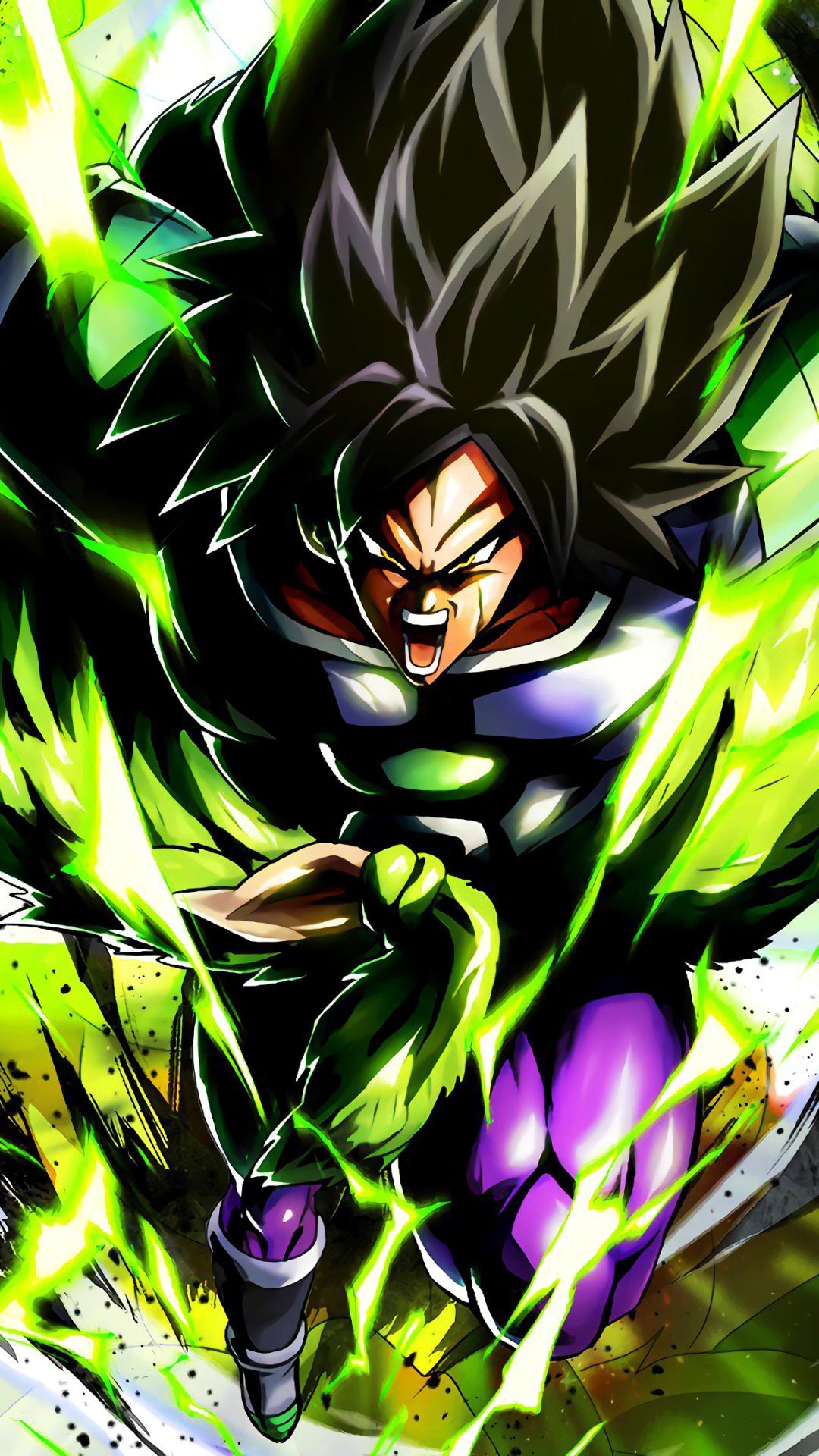 Broly Dragon Ball Super, 1080x1920 Full HD Verticale, Smartphone