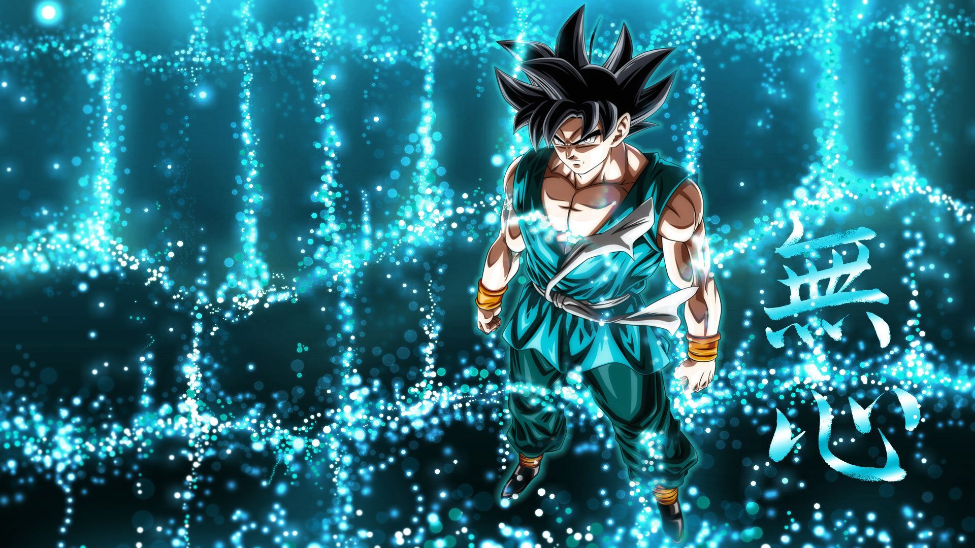 Goku Ultra Istinto sfondo blu, Dragon Ball Super, 1920x1080 Full HD, Desktop