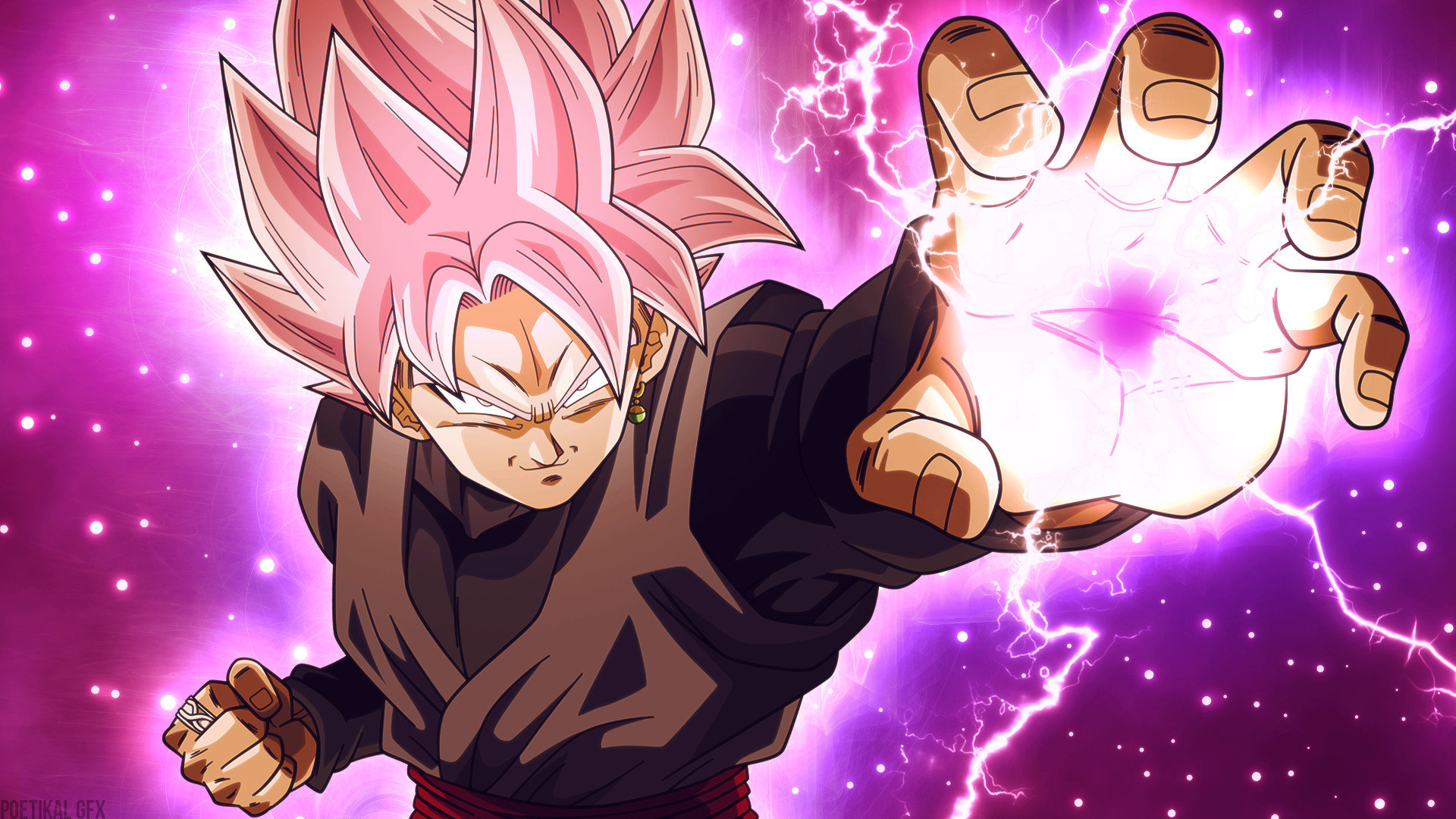 Goku Black Super Saiyan Rosé, Dragon Ball, 1920x1080 1080p, PC