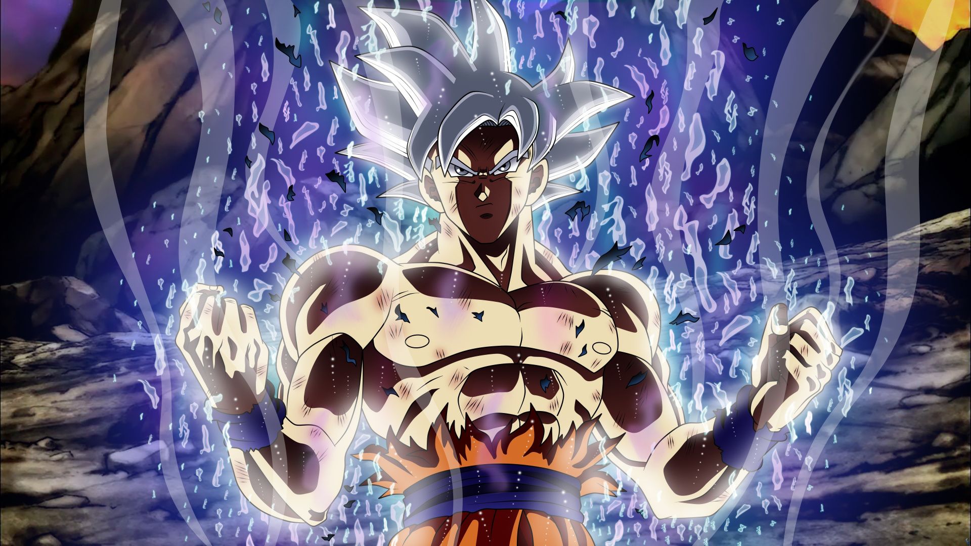 Goku ultra istinto capelli bianchi, Saiyan, 1920x1080 Full HD 1080p, PC