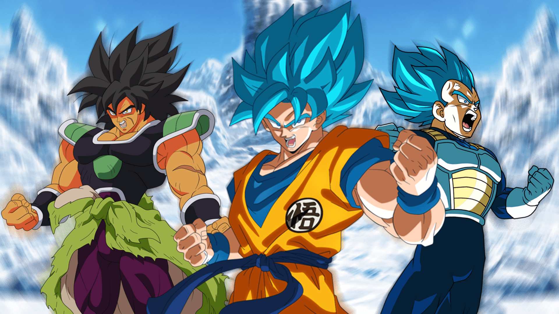 Broly, Goku e Vegeta, Principe dei Saiyan, 1920x1080 Full HD 1080p, Desktop