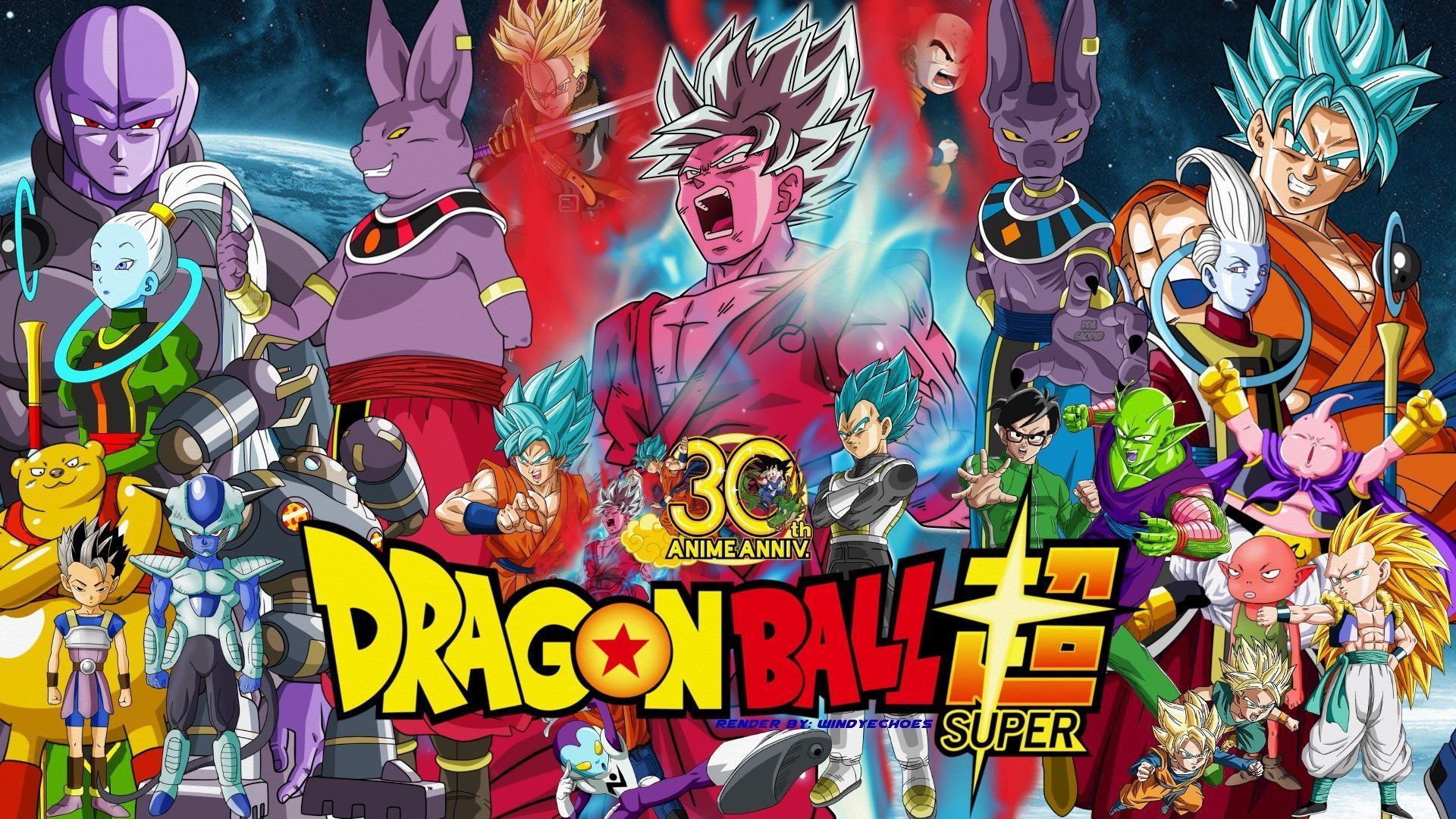 Personaggi Dragon Ball Super collage, 1920x1080 Full HD 1080p, Desktop