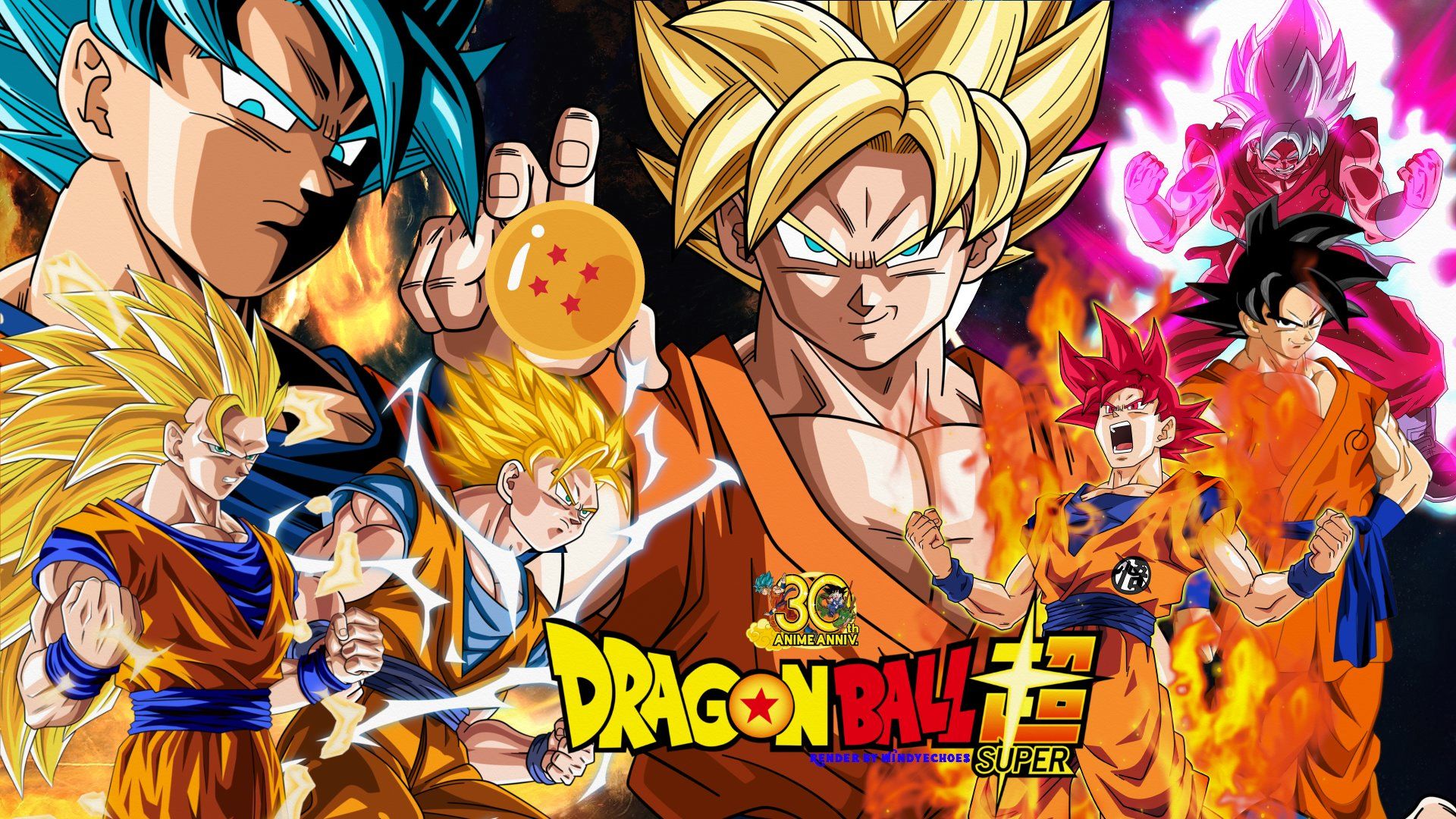 Goku evoluzione Dragon Ball Super, 1920x1080 Full HD, Desktop