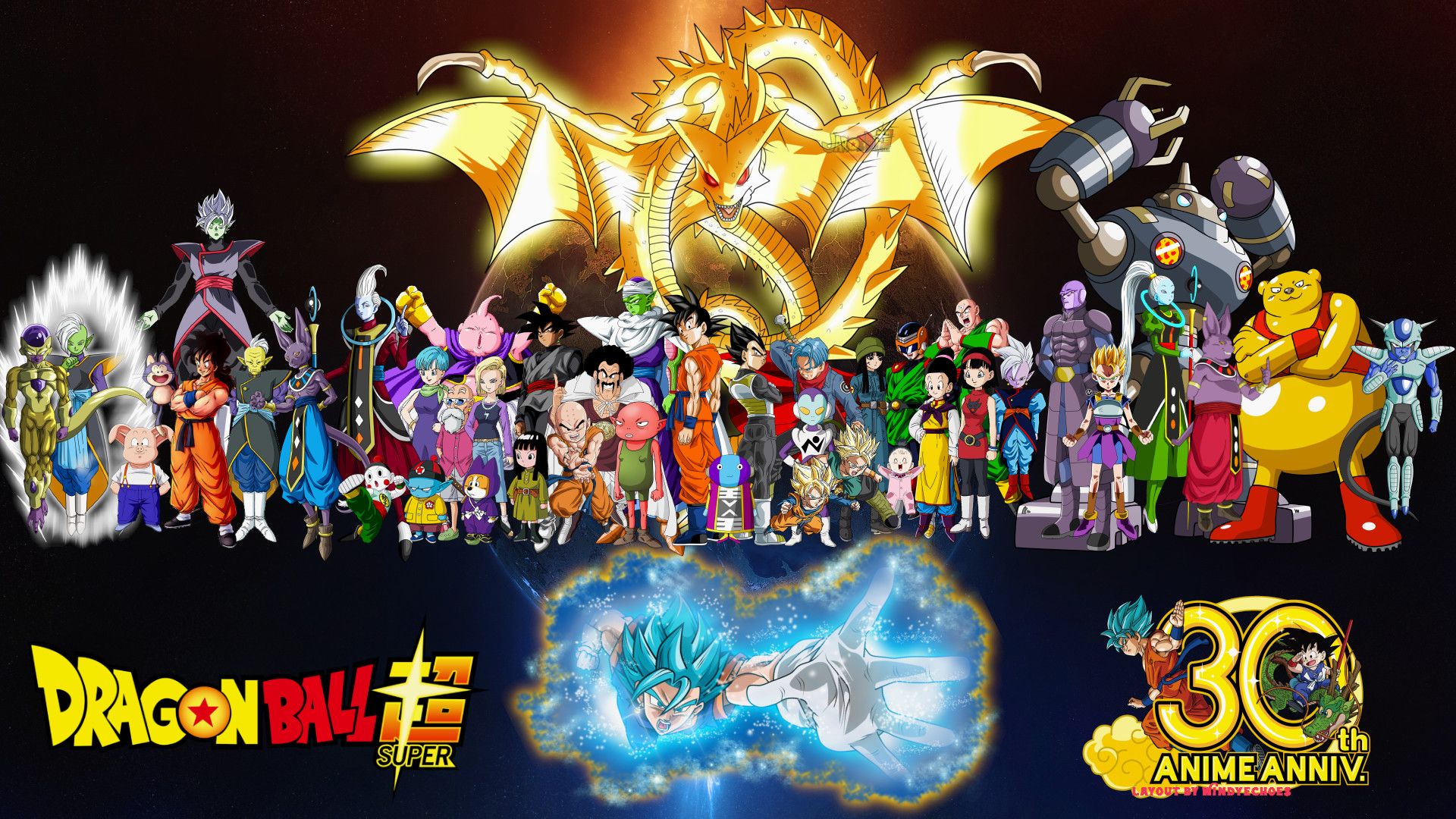 Personaggi Dragon Ball Super gruppo, 1920x1080 1080p, Desktop