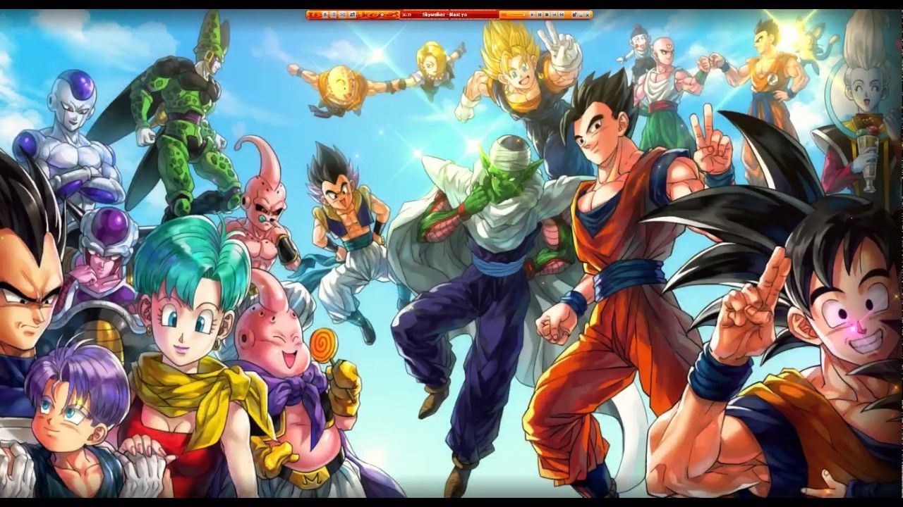 Personaggi Dragon Ball Z gruppo, 1280x720 720p, Laptop
