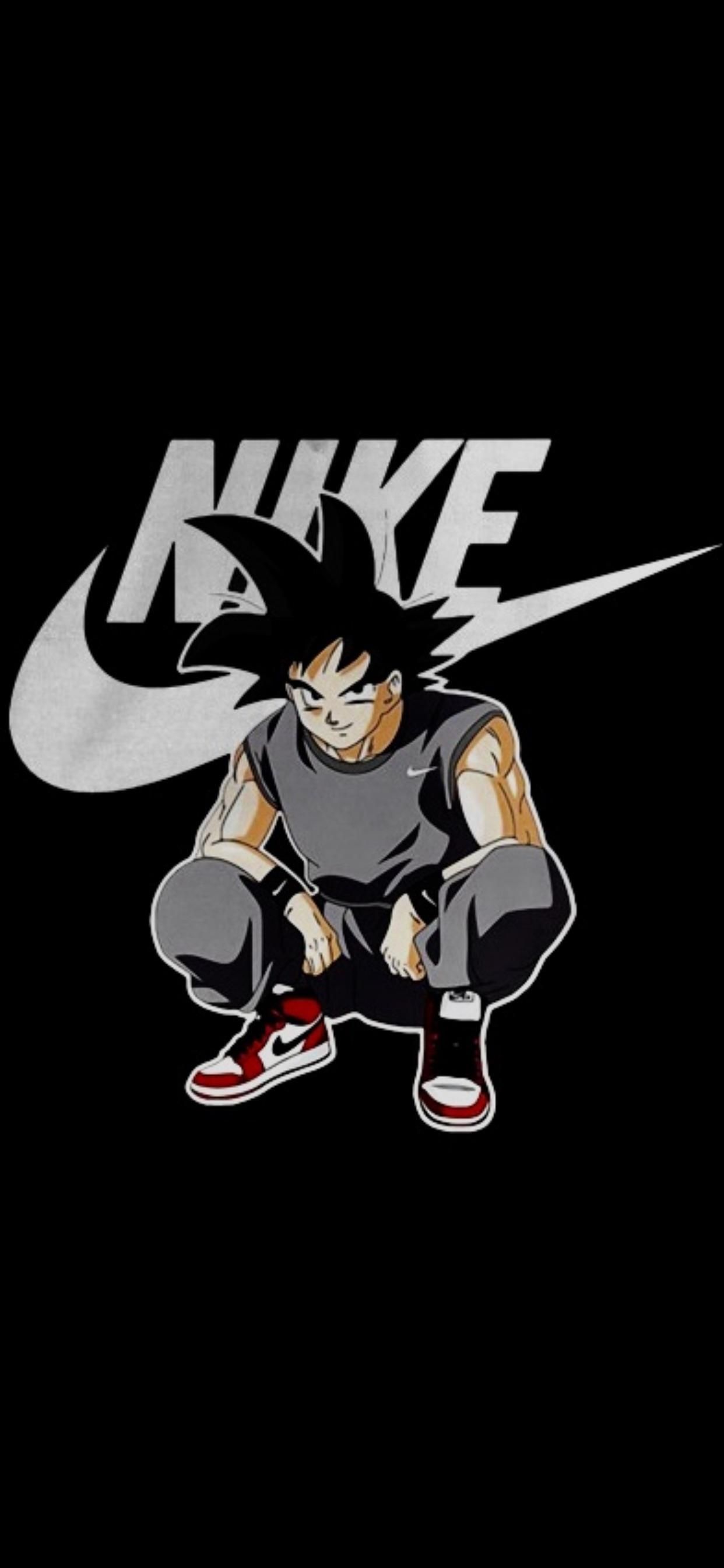 Goku logo Nike, 1242x2688 Full HD Verticale, Oppo