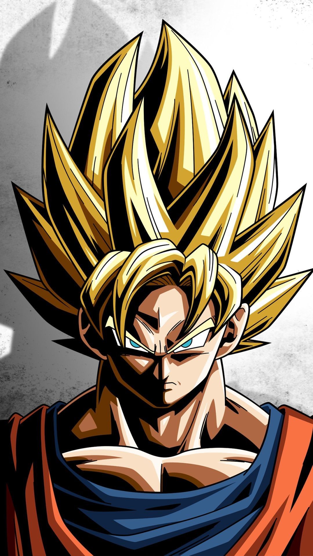 Goku Super Saiyan Dragon Ball, anime di Akira Toriyama, 1080x1920 Verticale, Mobile