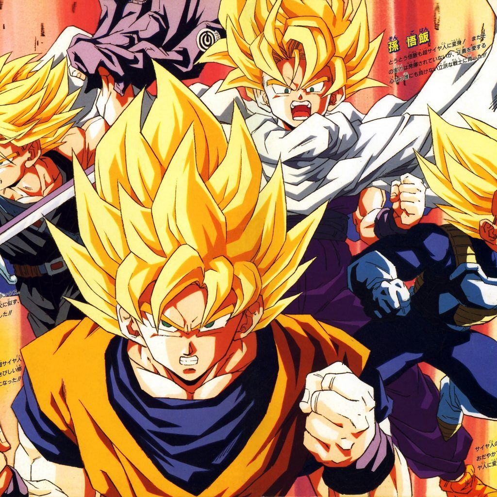Goku Super Saiyan Dragon Ball Z, 1024x1024 HD, iMac