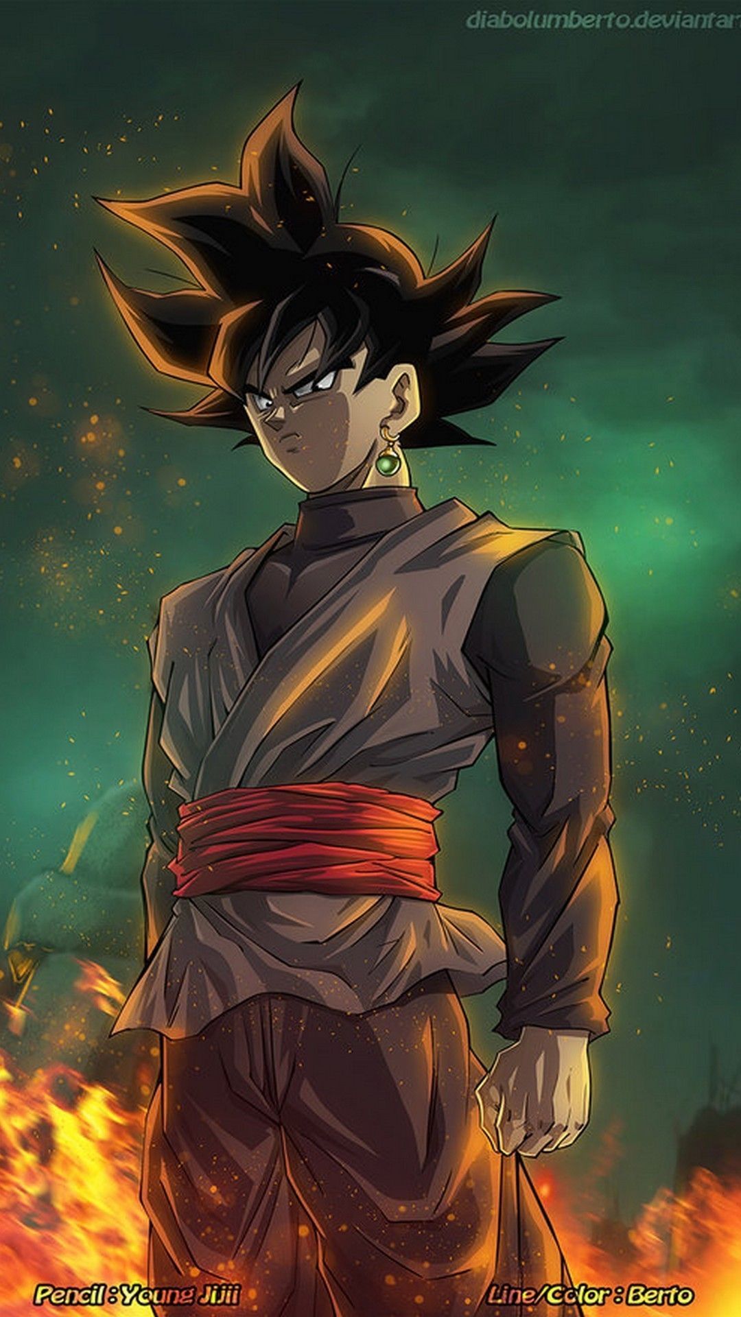 Black Goku Dragon Ball, Super Saiyan, 1080x1920 Verticale, OnePlus