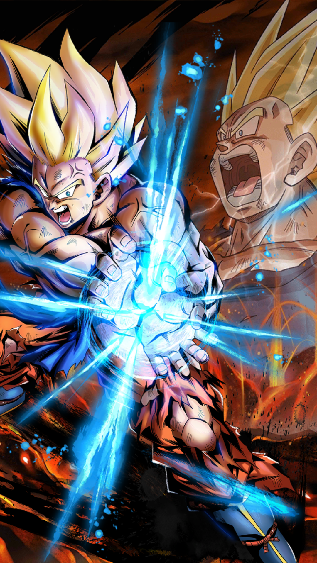 Goku Super Saiyan energia blu, 1080x1920 Verticale, Samsung Galaxy