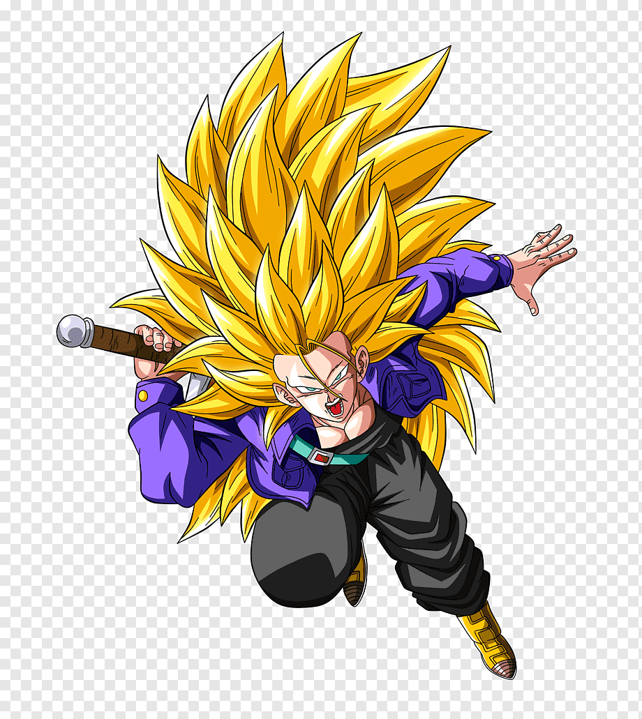 Trunks Super Saiyan 3, Dragon Ball Z, 920x1031 Verticale, Telefono