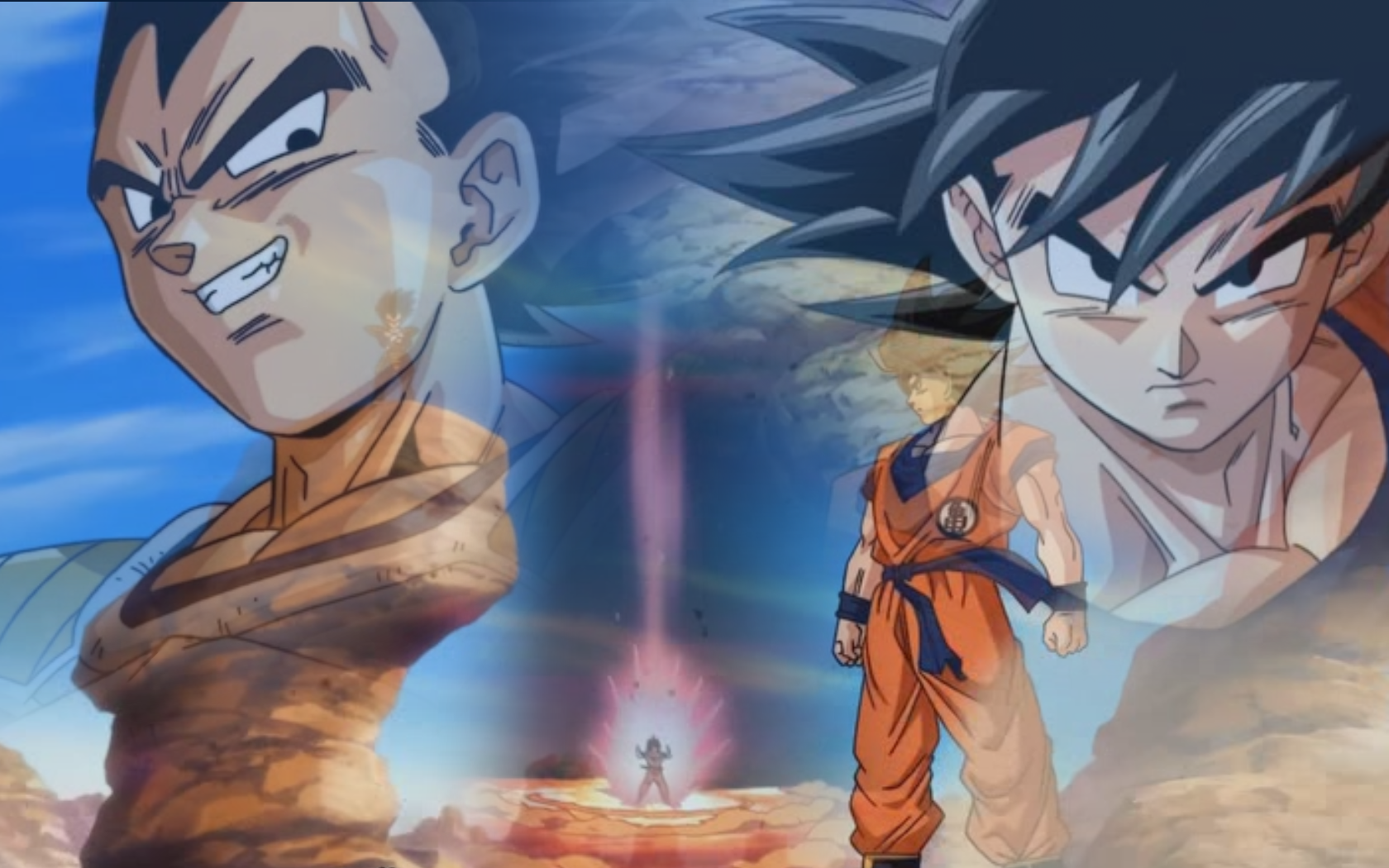 Goku e Gohan Dragon Ball Z, 1680x1050 900p, Desktop