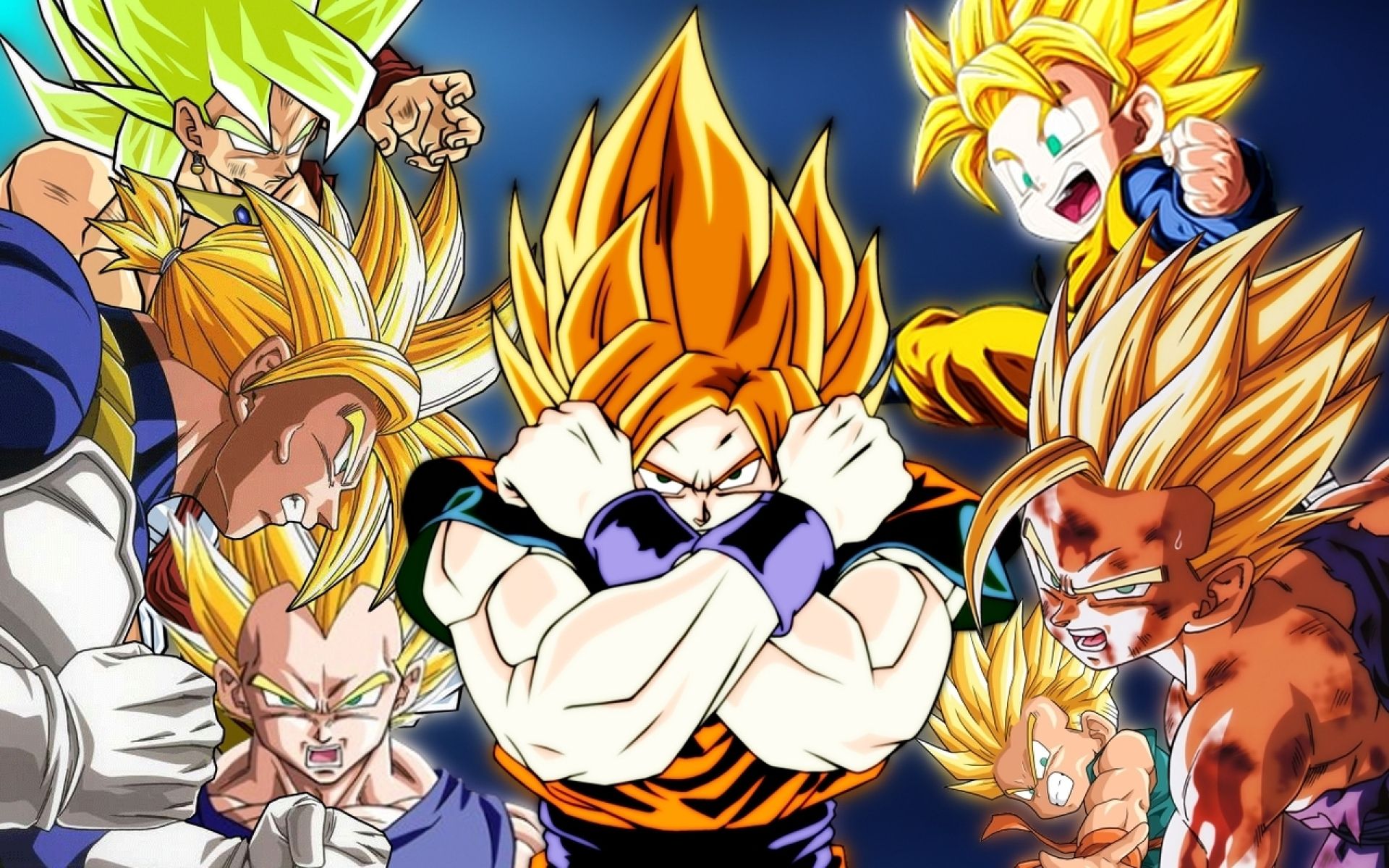 Goku e Vegeta Super Saiyan Dragon Ball Z, 1920x1200 WUXGA, Laptop